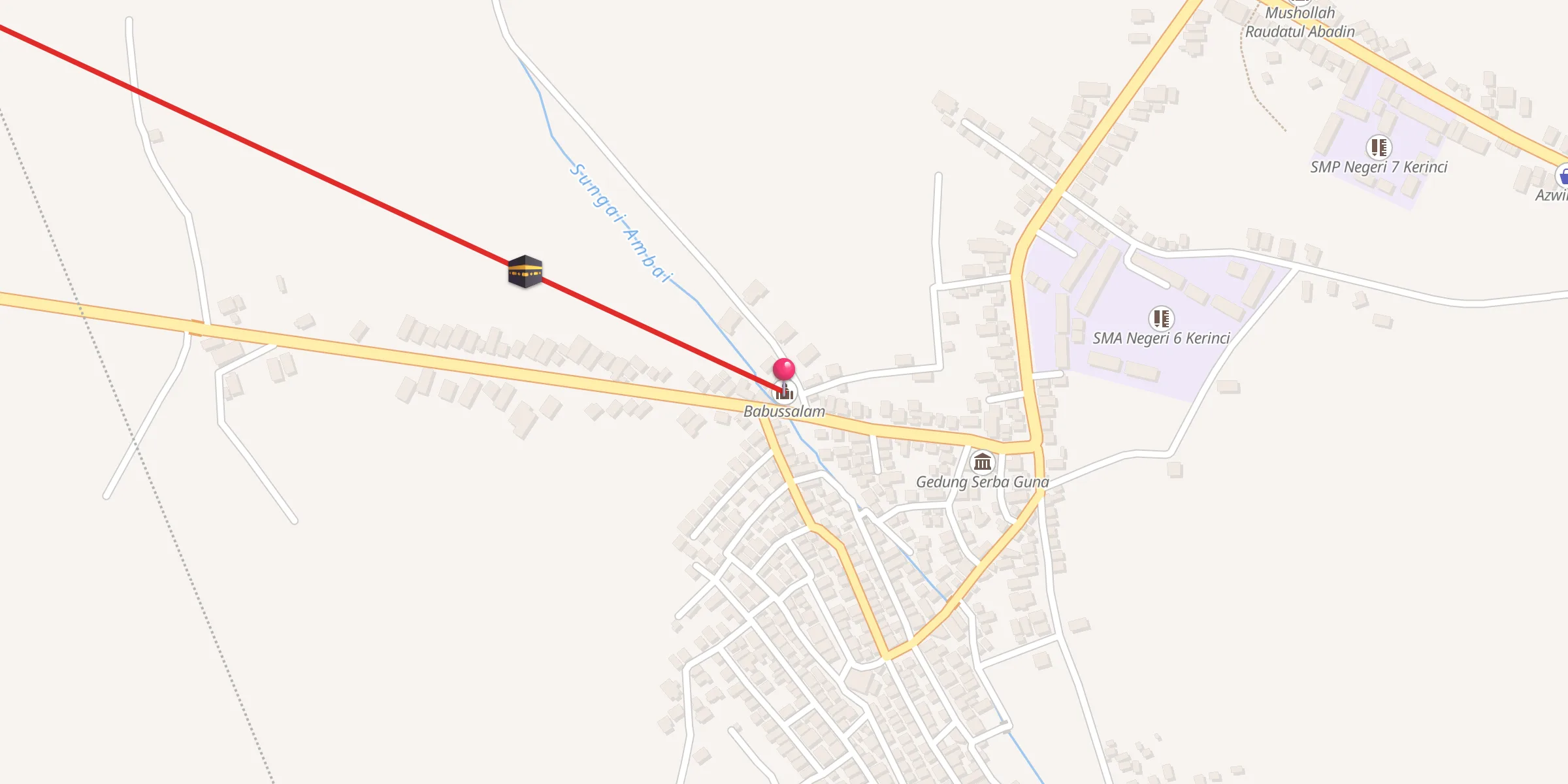 Carte de localisation : Babussalam