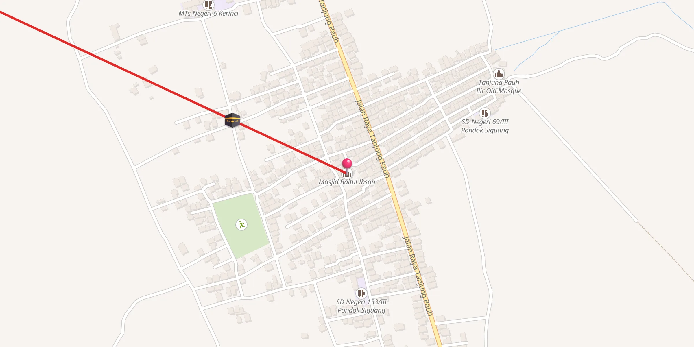 Carte de localisation : Masjid Baitul Ihsan