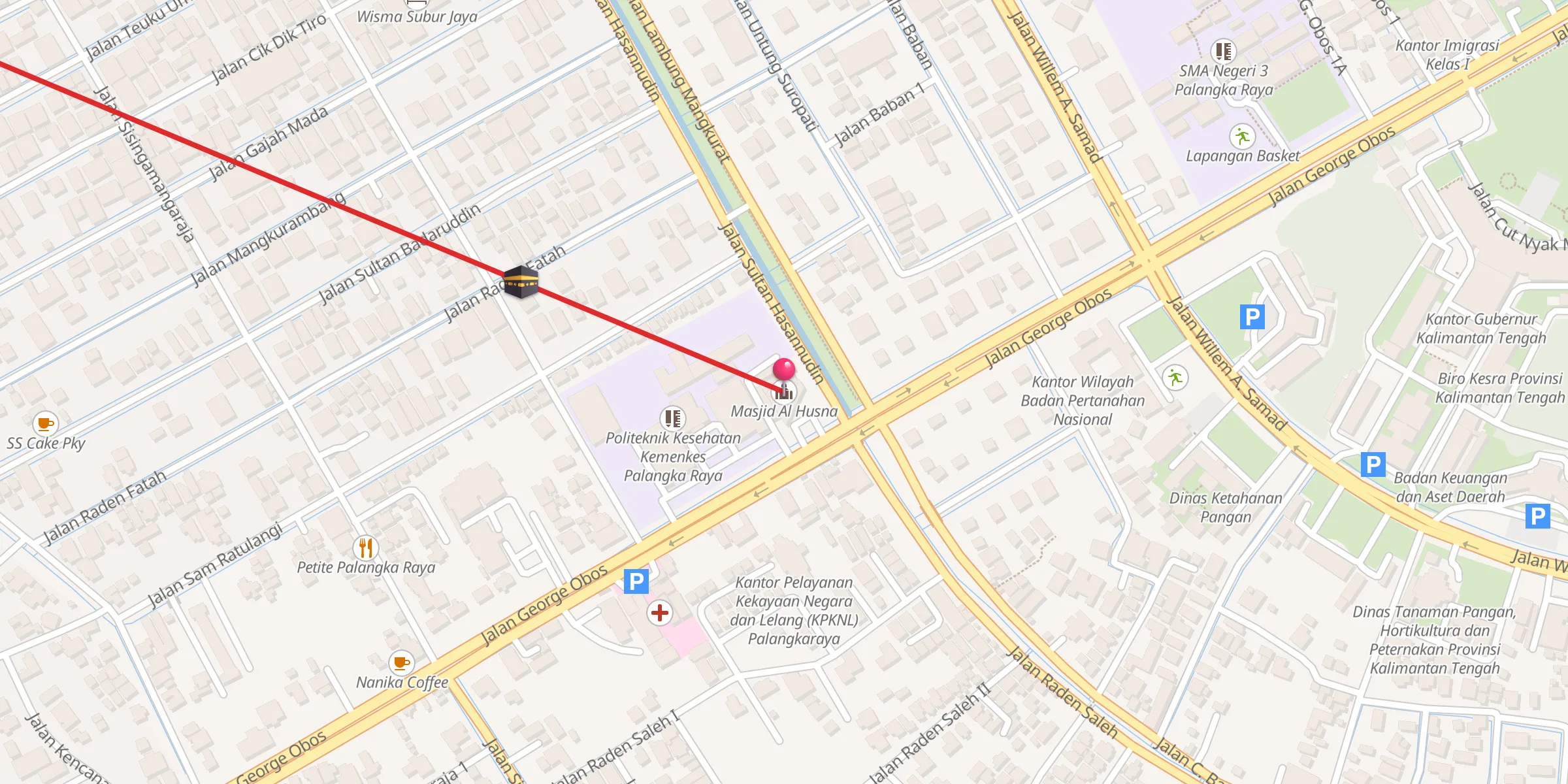 Carte de localisation : Masjid Al Husna