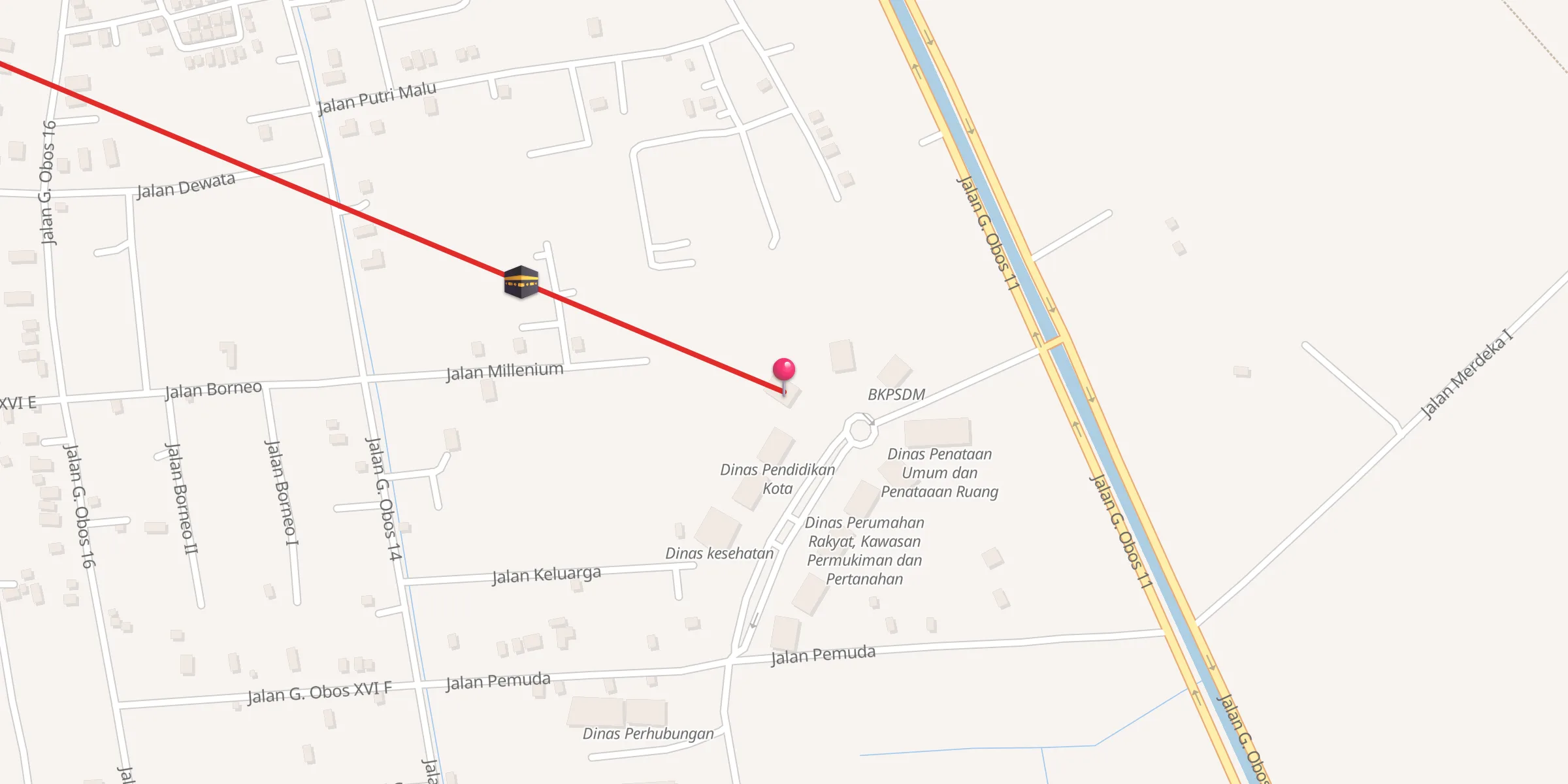 Carte de localisation : Masjid AL Farid