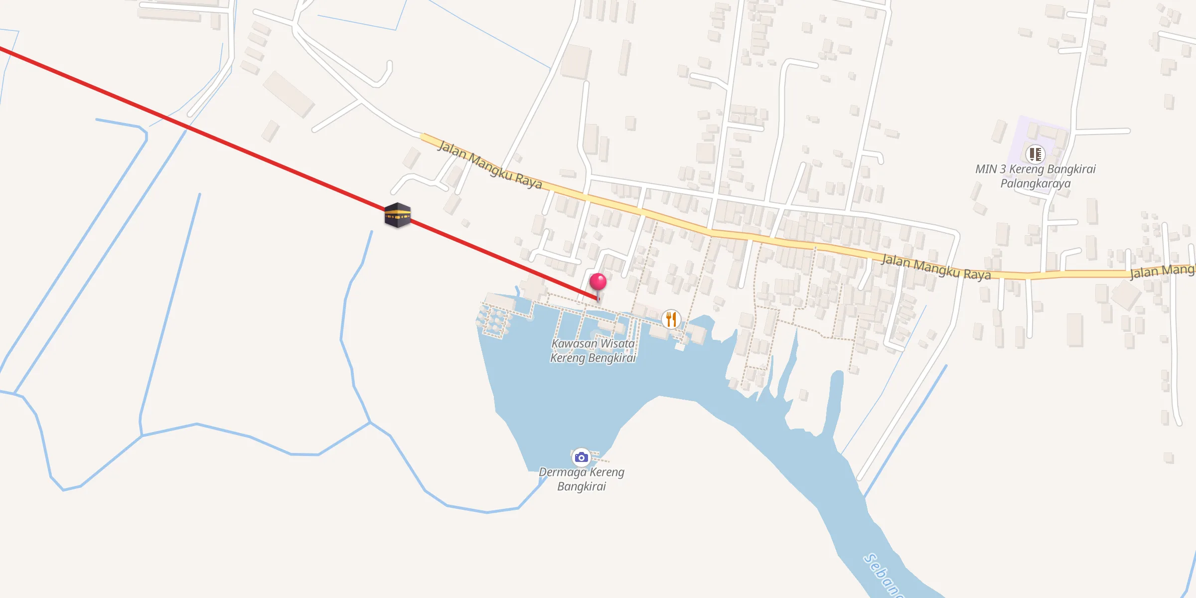 Carte de localisation : Musholah Nurul Jannah