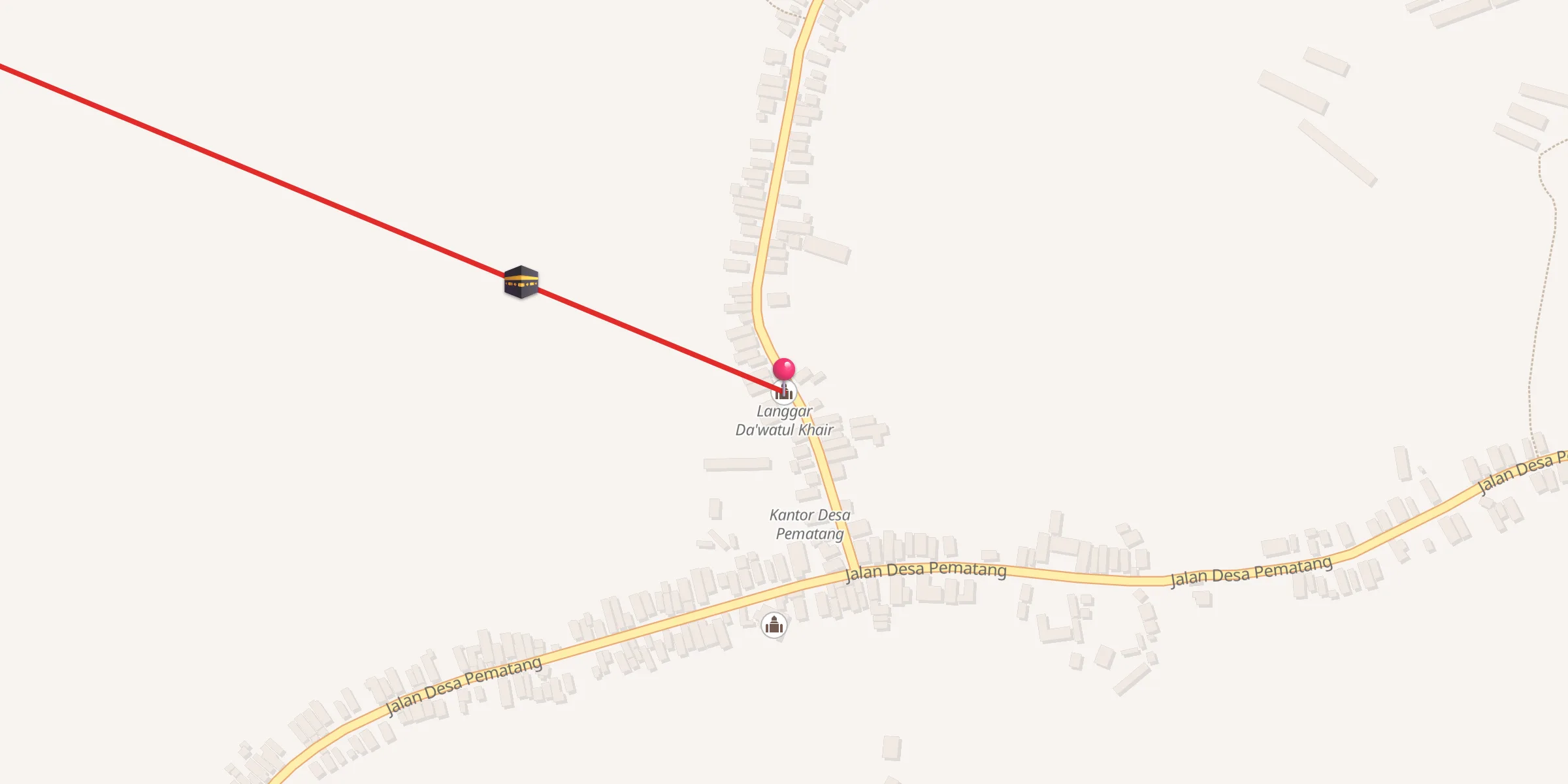 Carte de localisation : Langgar Da'watul Khair