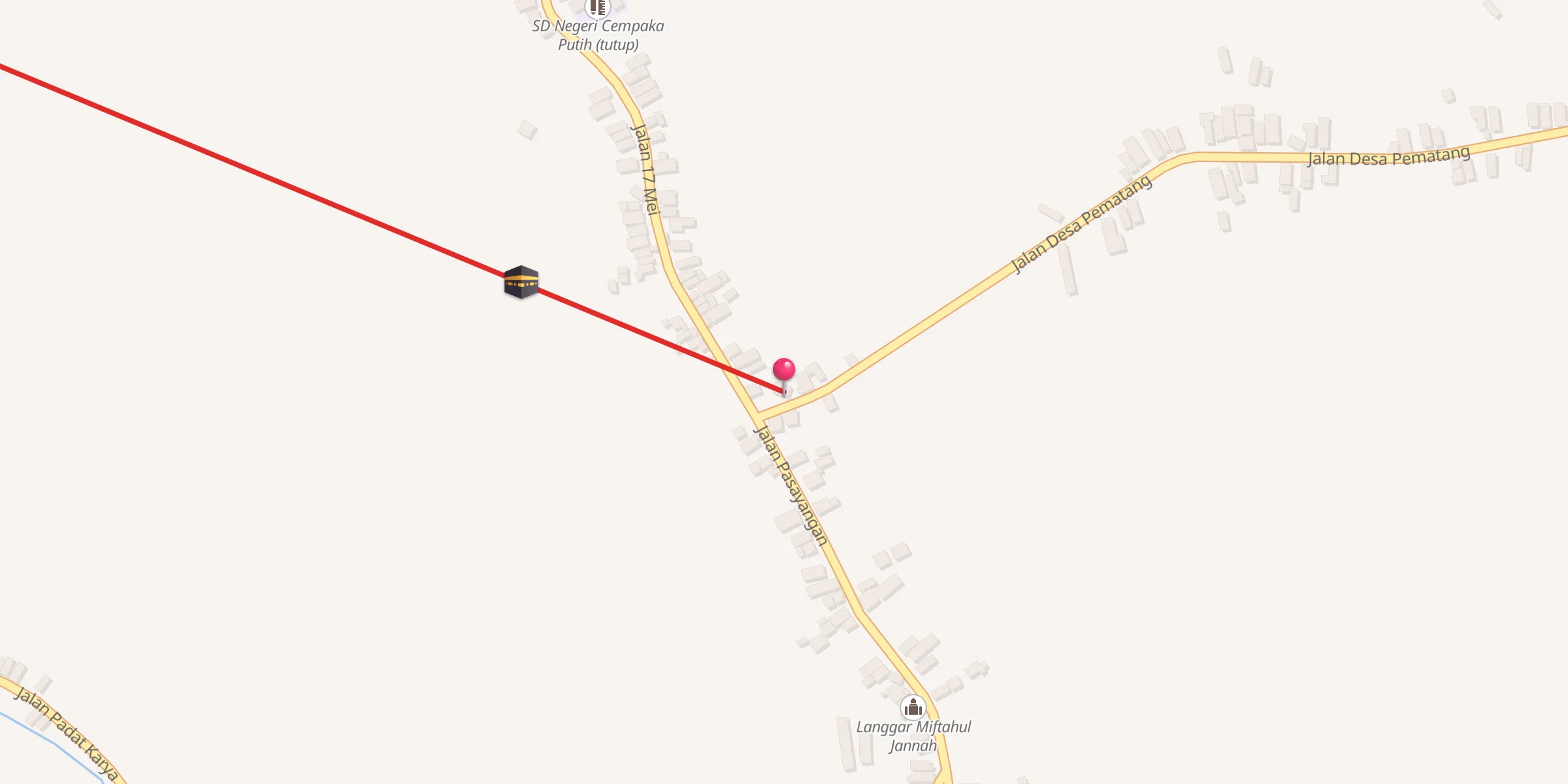 Carte de localisation : Langgar Darul Falah