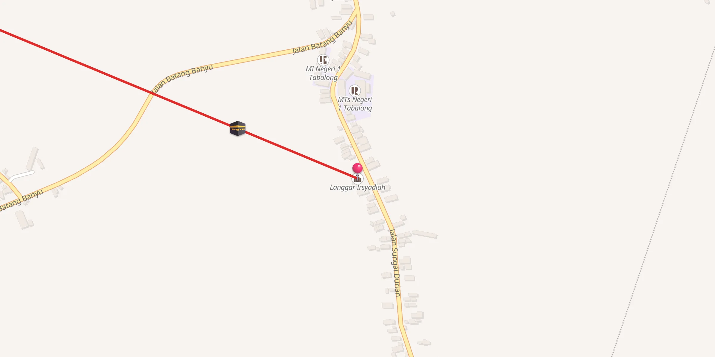 Carte de localisation : Langgar Irsyadiah