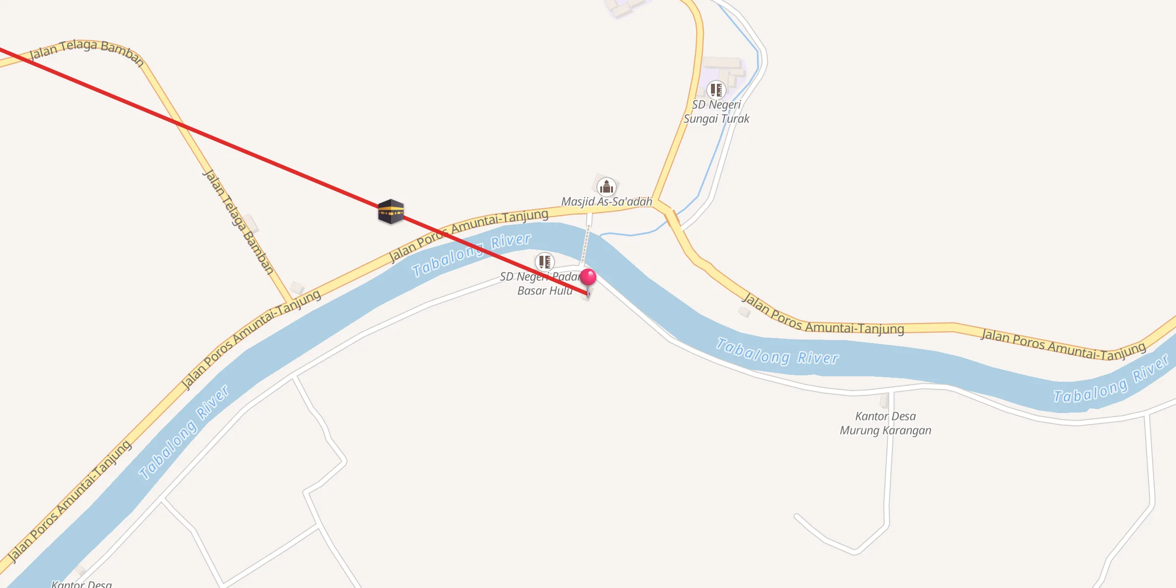 Carte de localisation : Langgar Darul Mushallin