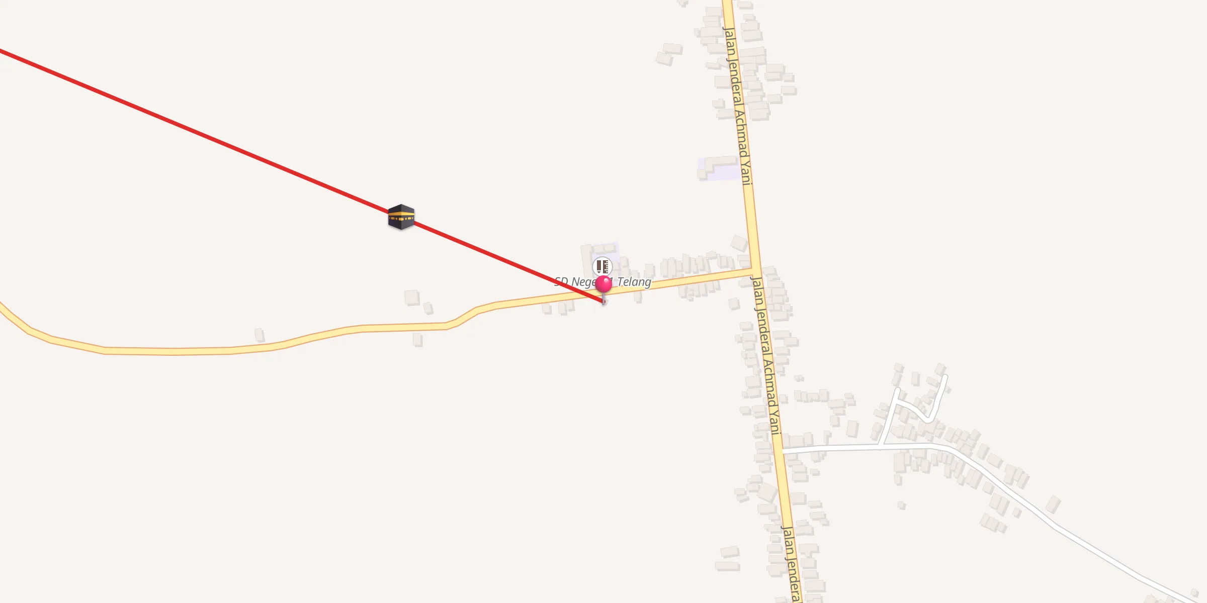 Carte de localisation : Langgar Darul Falah