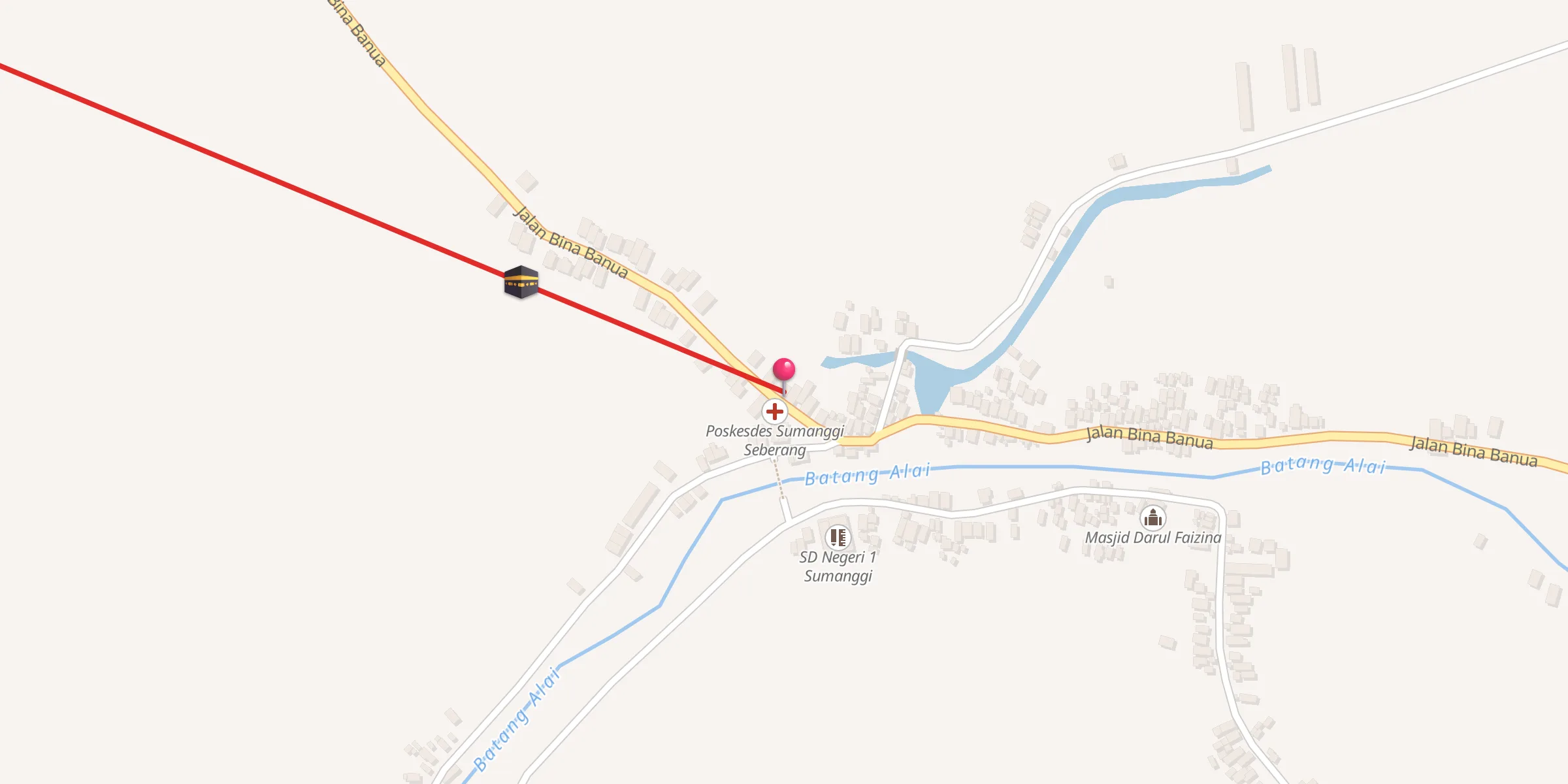 Carte de localisation : Langgar Miftahul Jannah