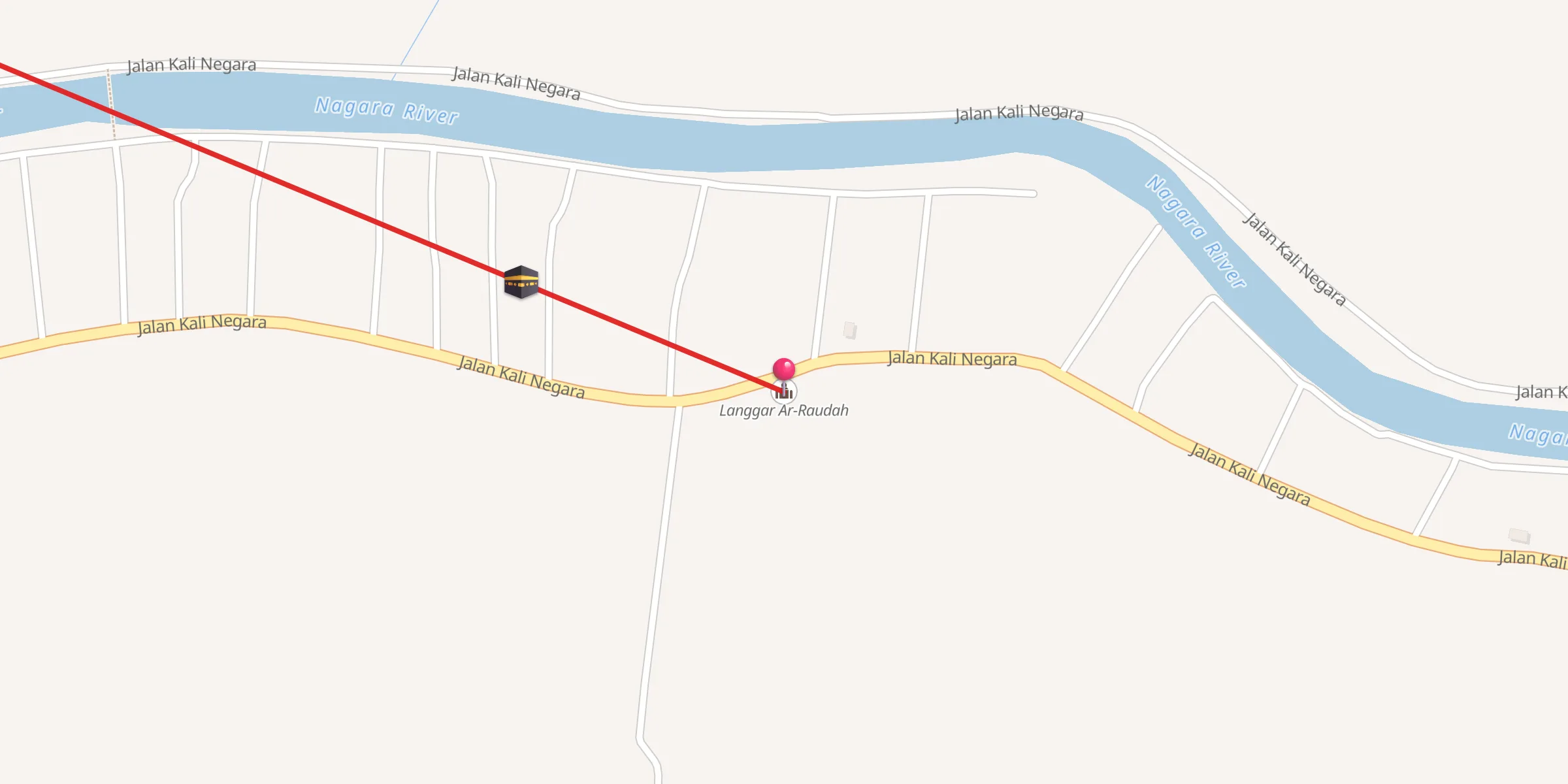 Carte de localisation : Langgar Ar-Raudah