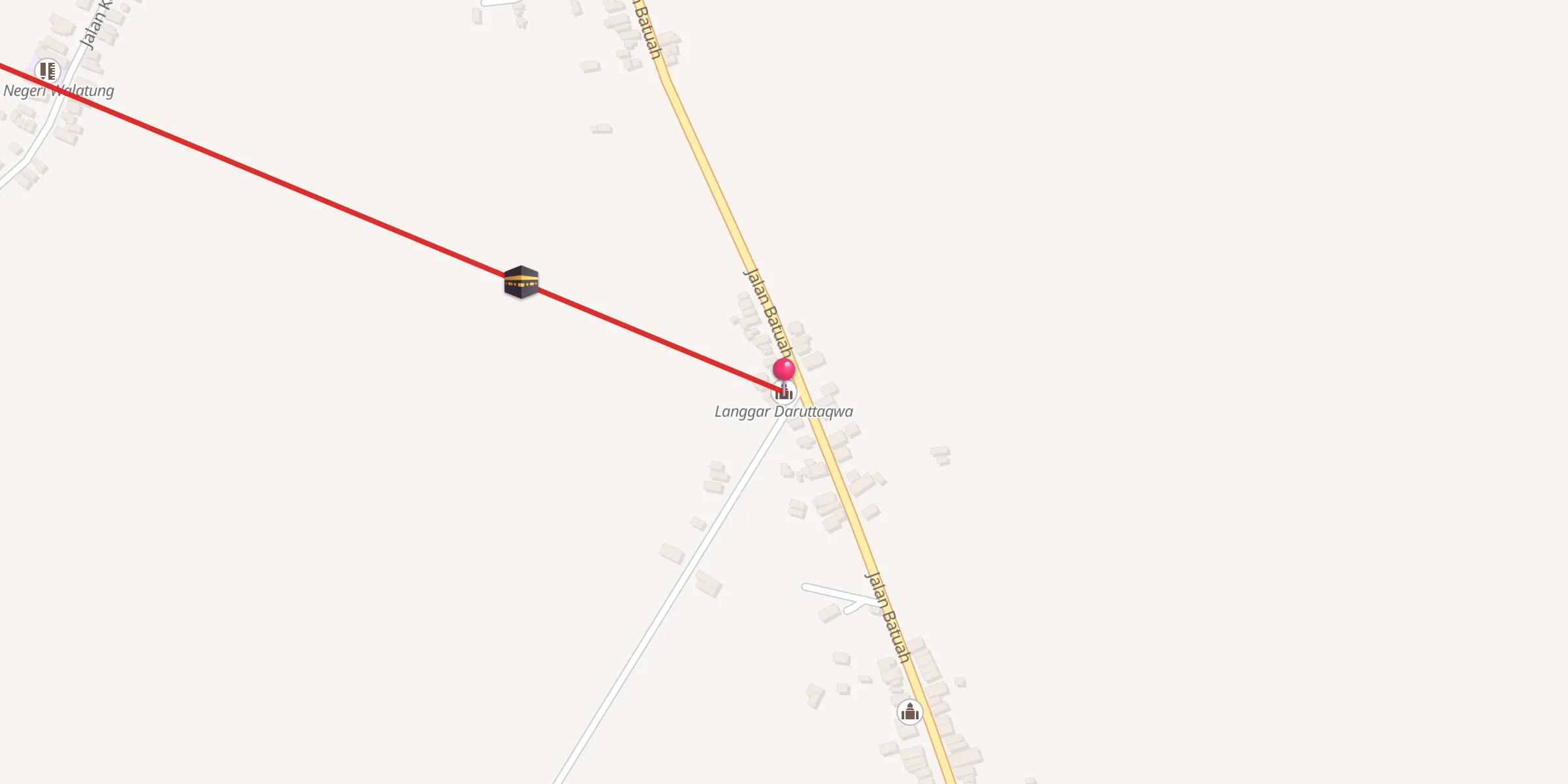 Carte de localisation : Langgar Daruttaqwa