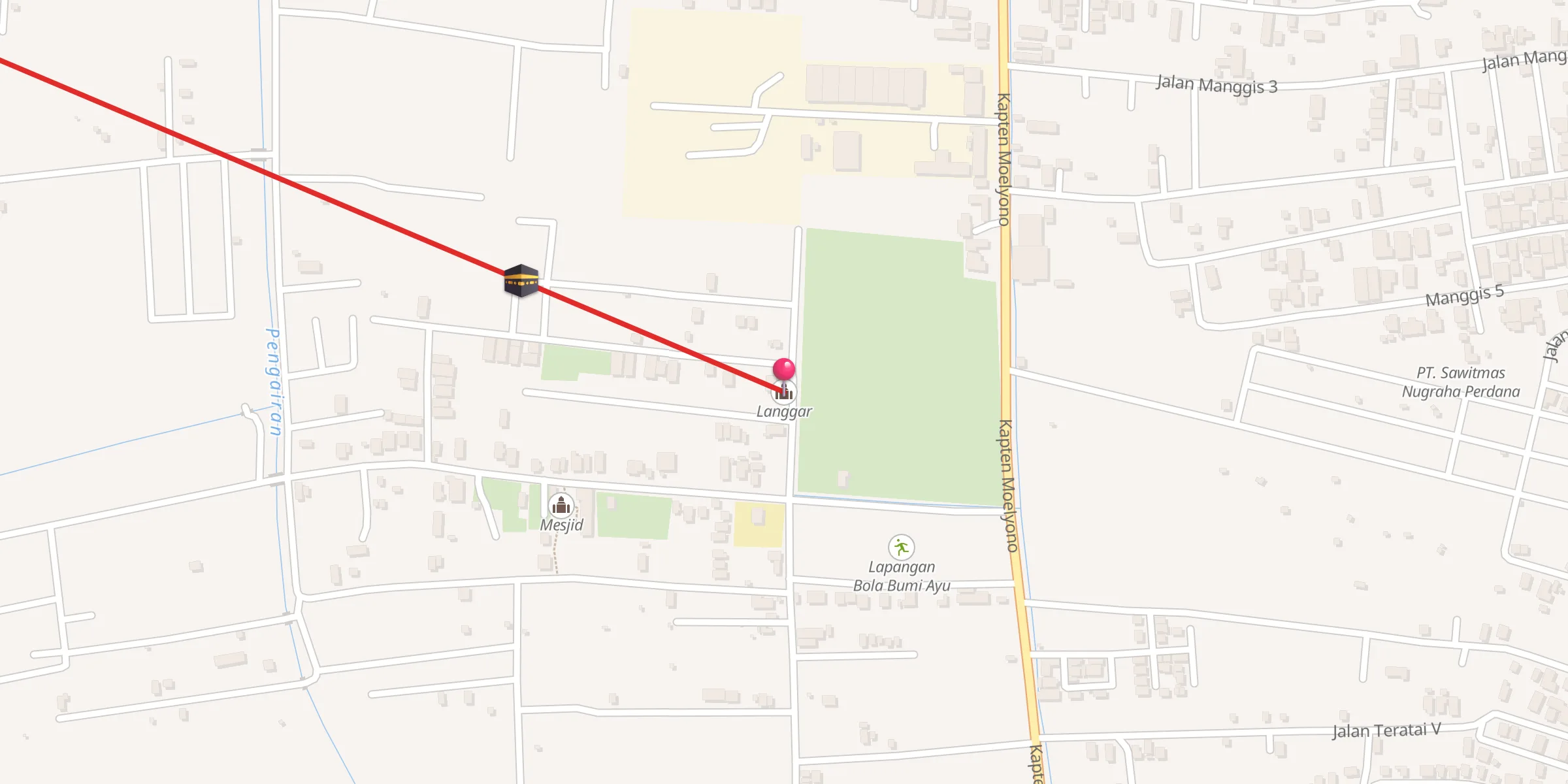 Carte de localisation : Langgar
