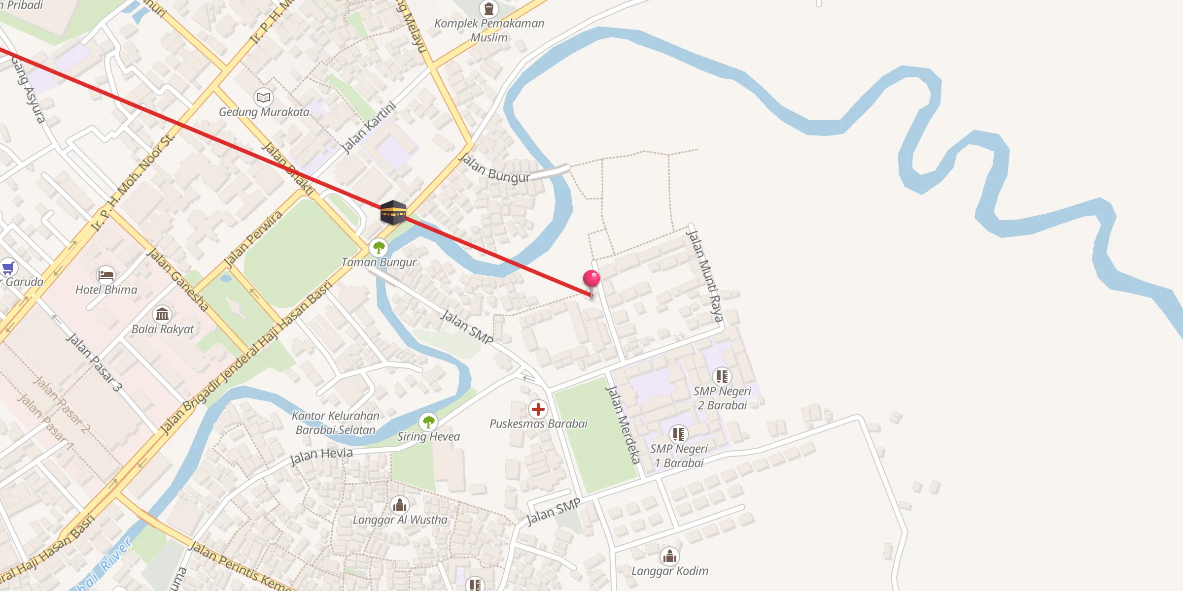 Carte de localisation : Langgar
