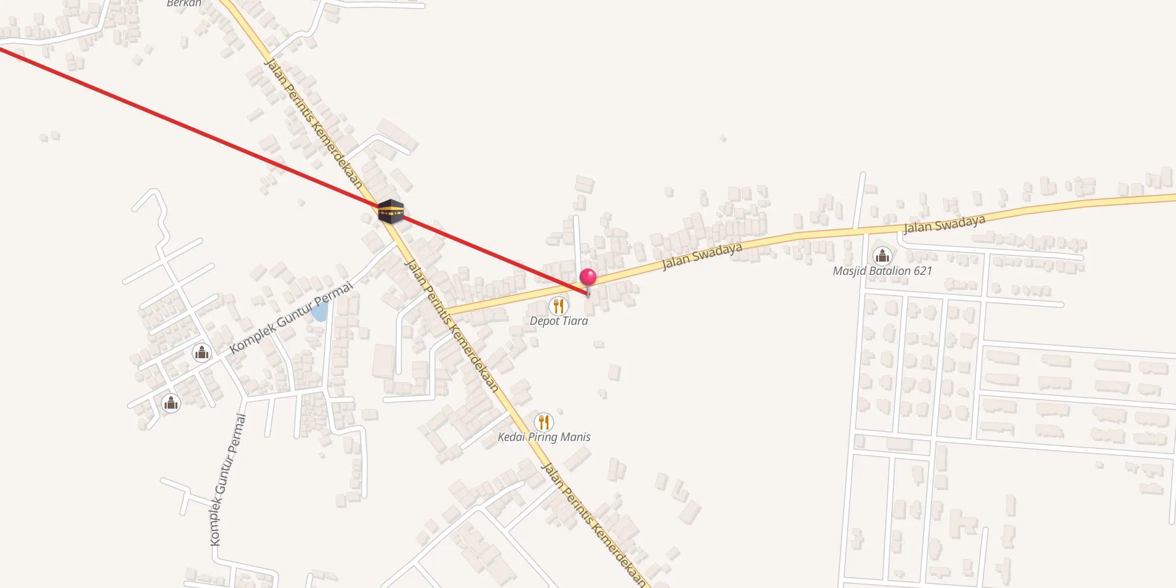Carte de localisation : Langgar Darul Falah