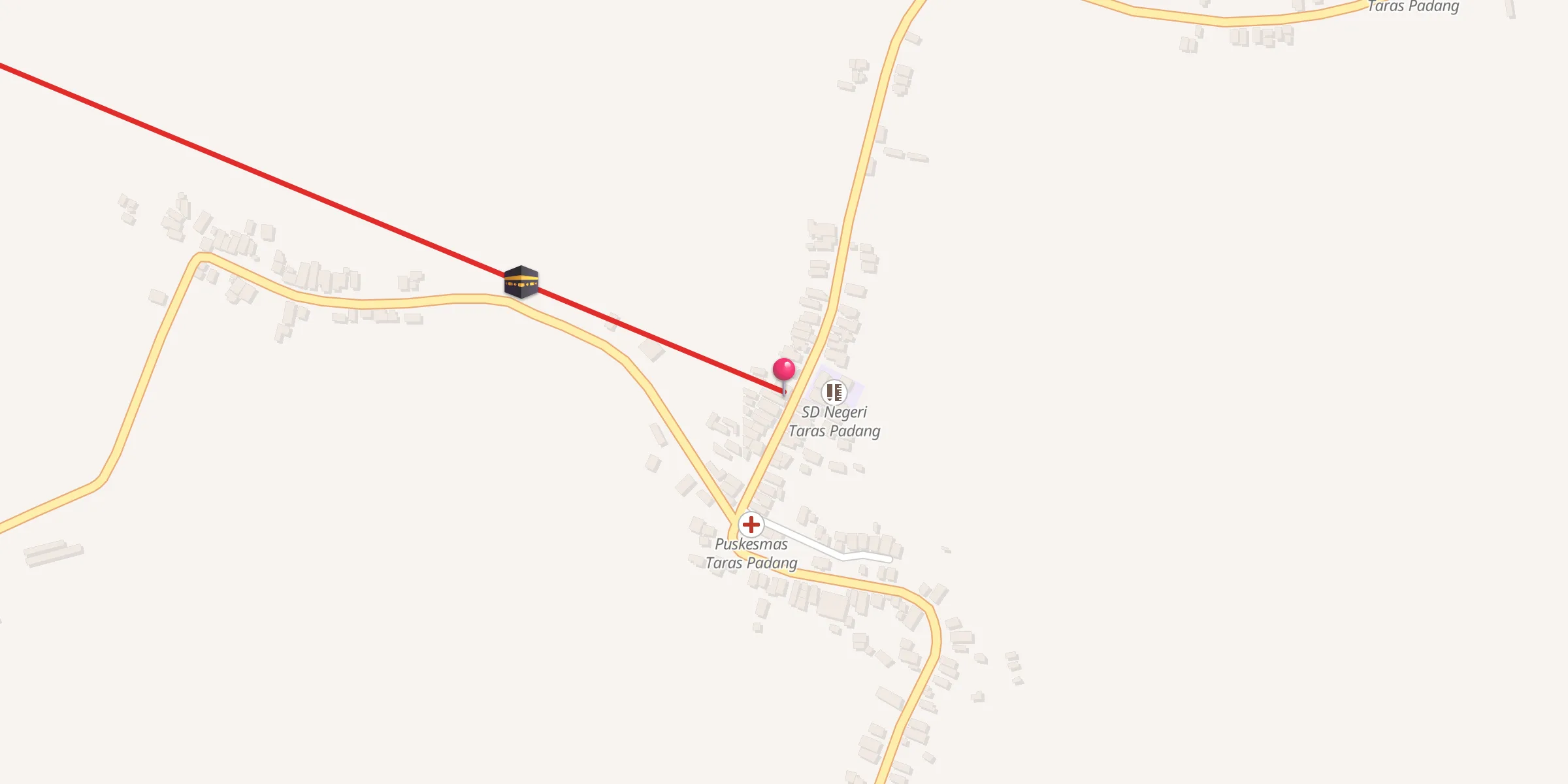 Carte de localisation : Langgar Darul Mustagfarah