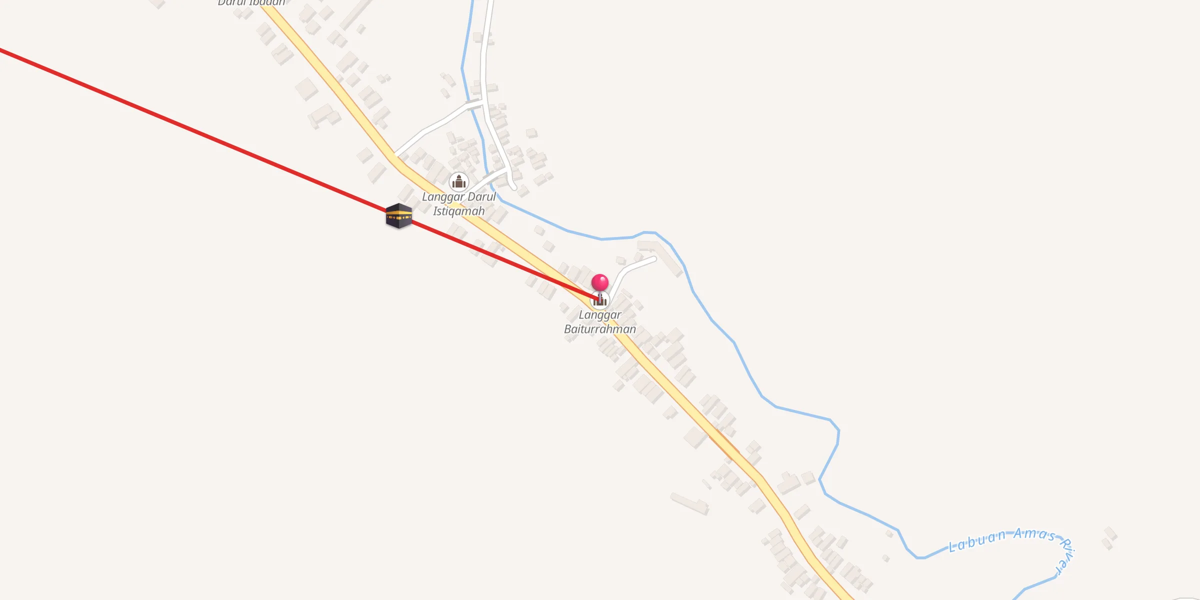 Carte de localisation : Langgar Baiturrahman