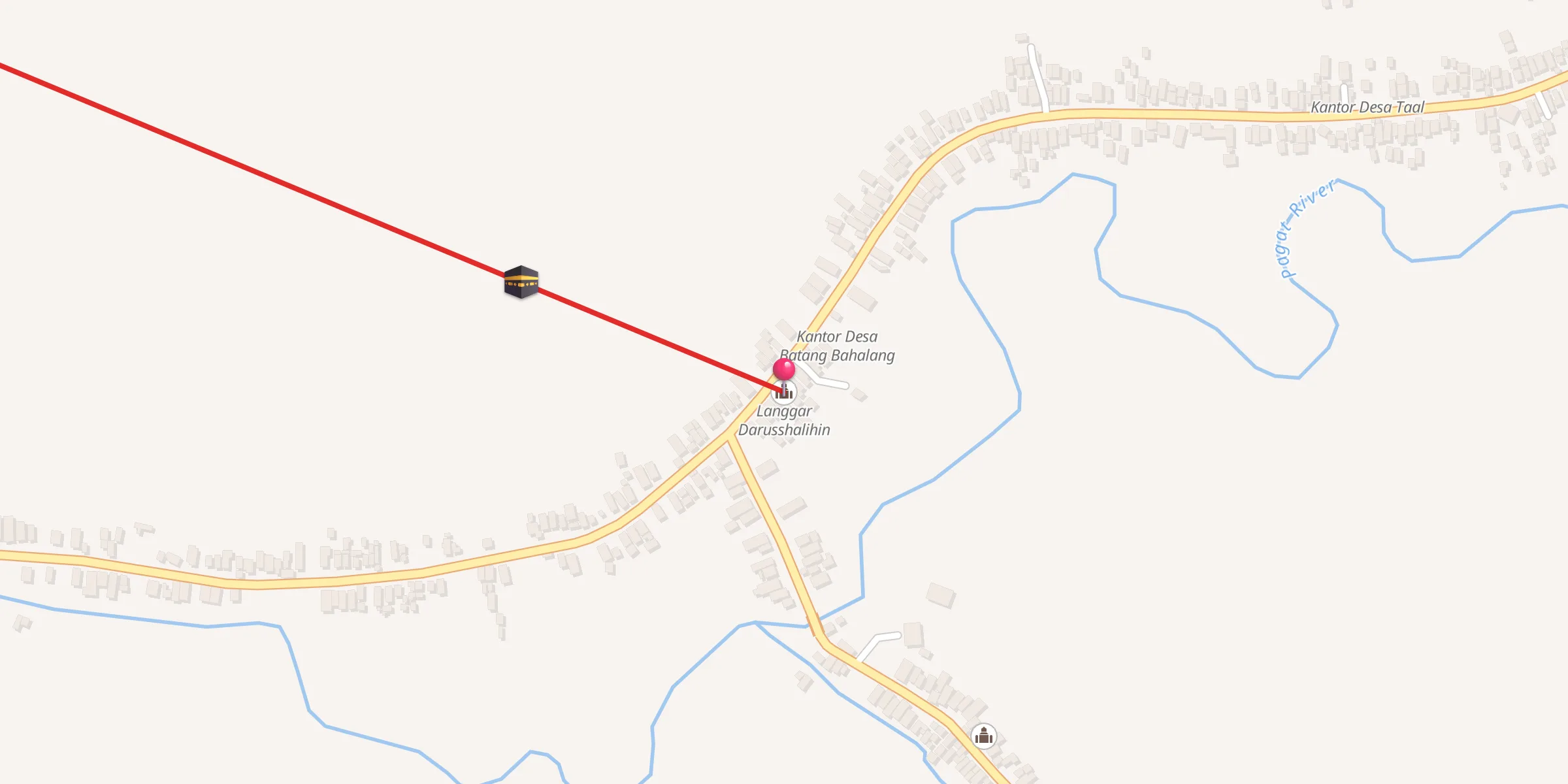 Carte de localisation : Langgar Darusshalihin