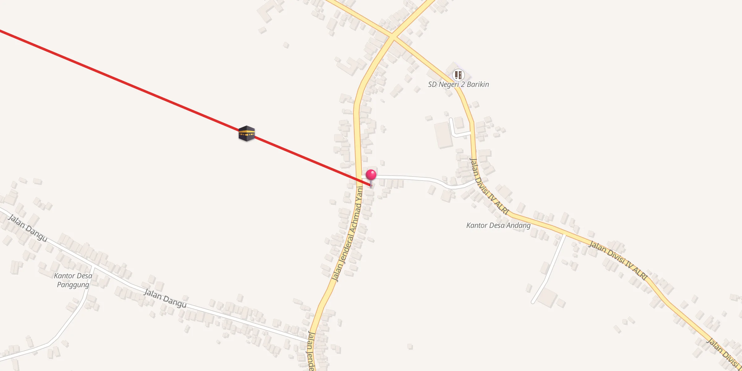 Carte de localisation : Langgar Al-Huda