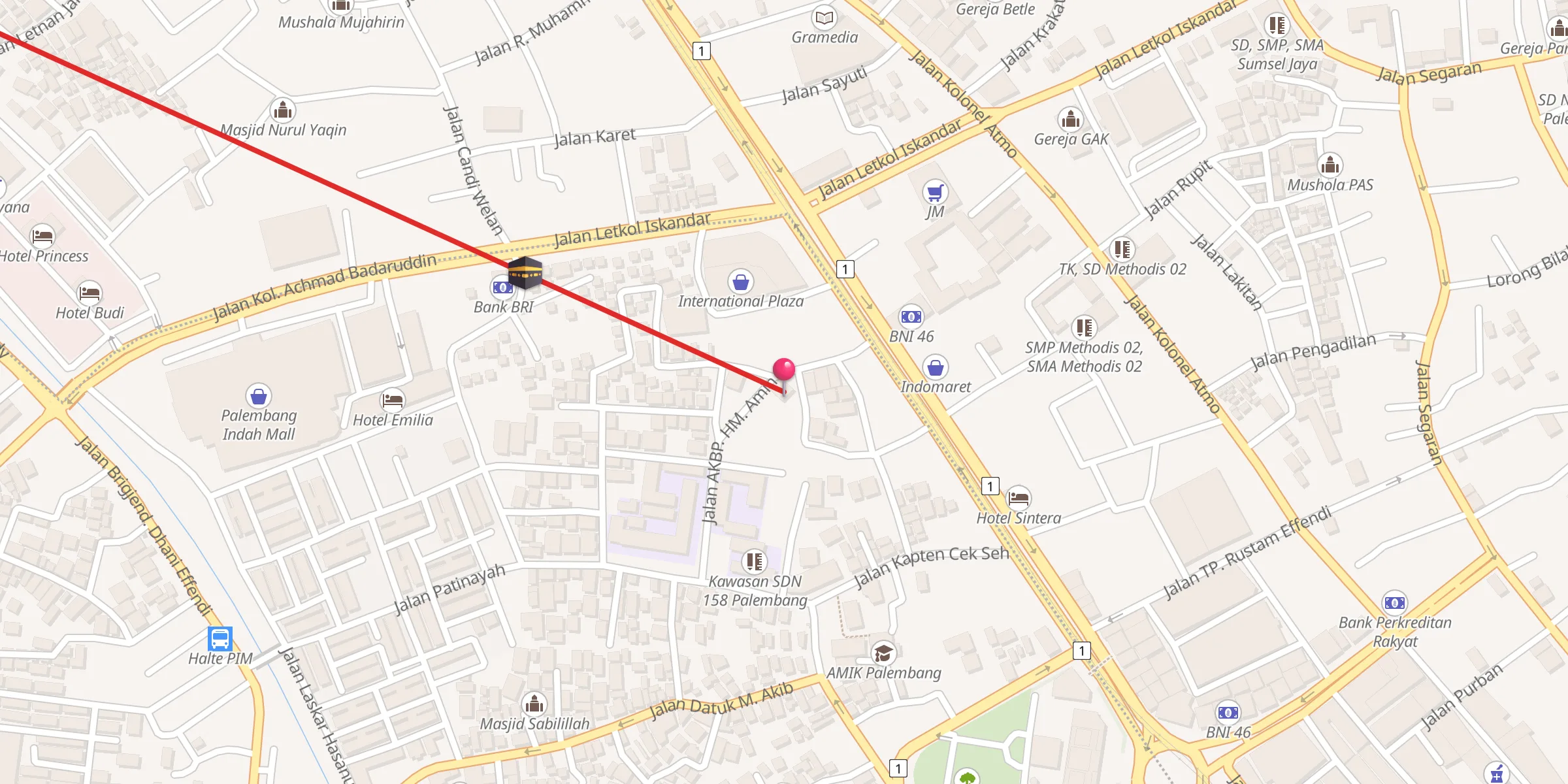 Carte de localisation : Majid Al Fallah