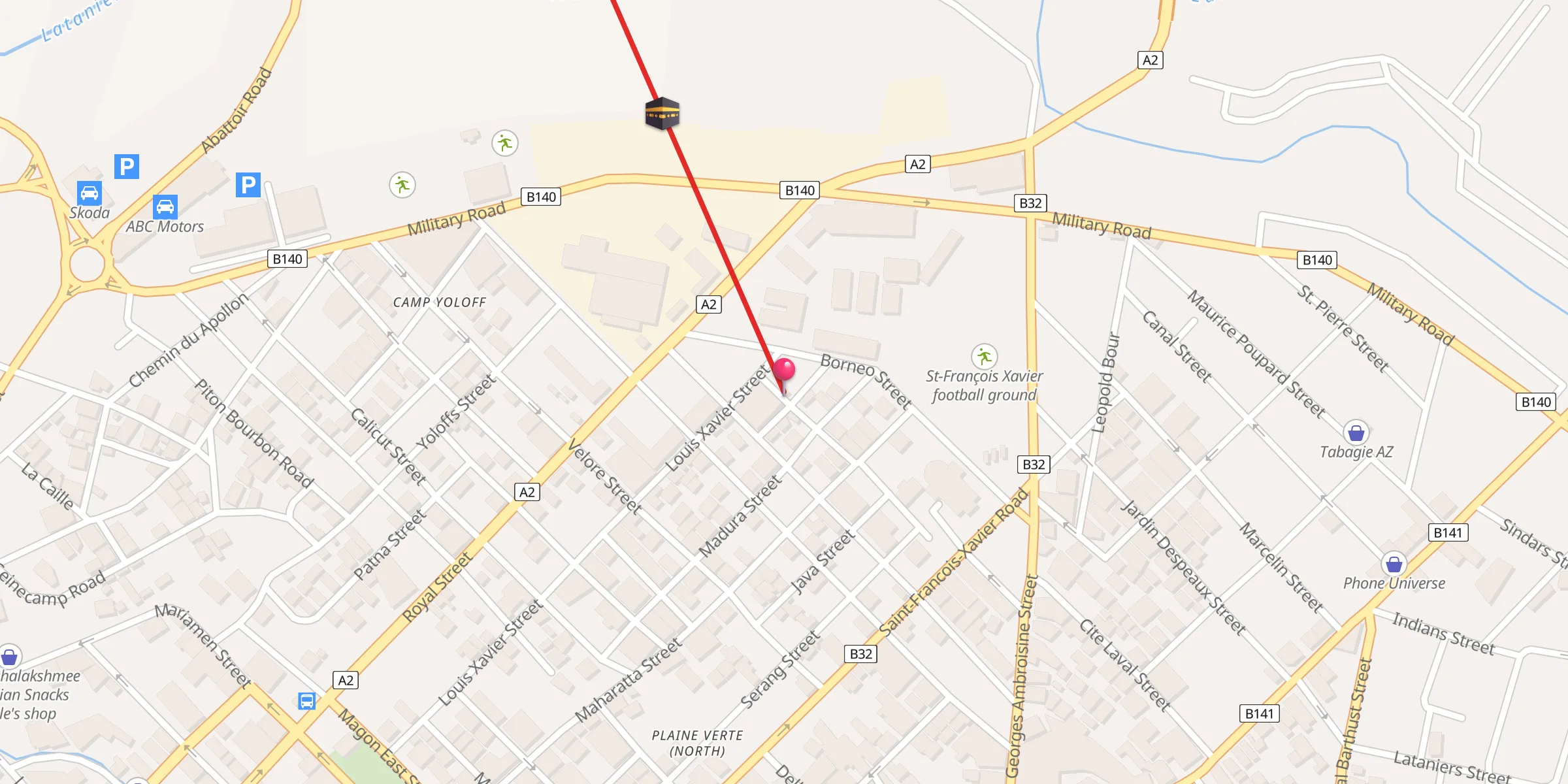 Carte de localisation : Masjid Al Badr