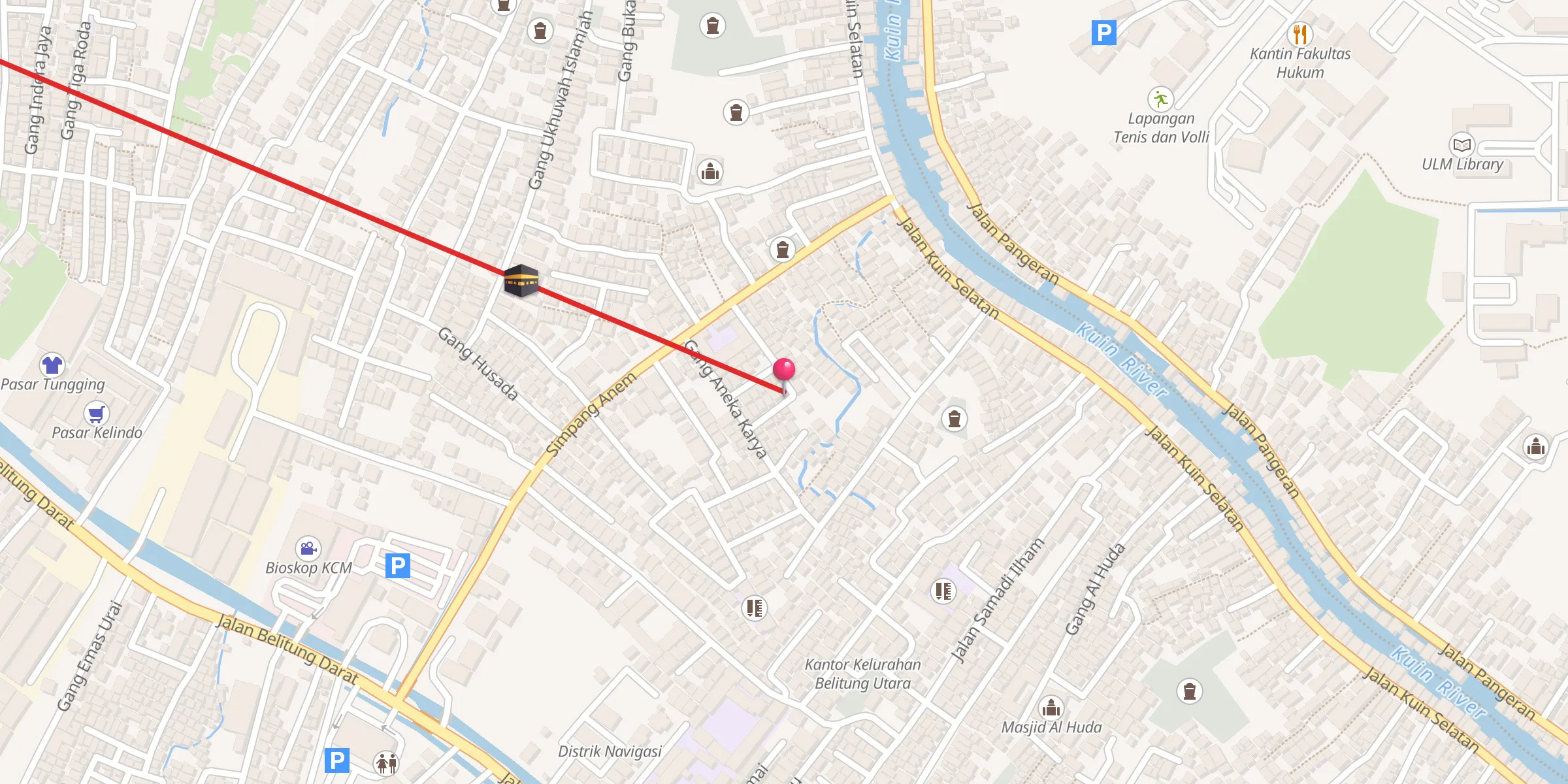 Carte de localisation : Langgar An Nur