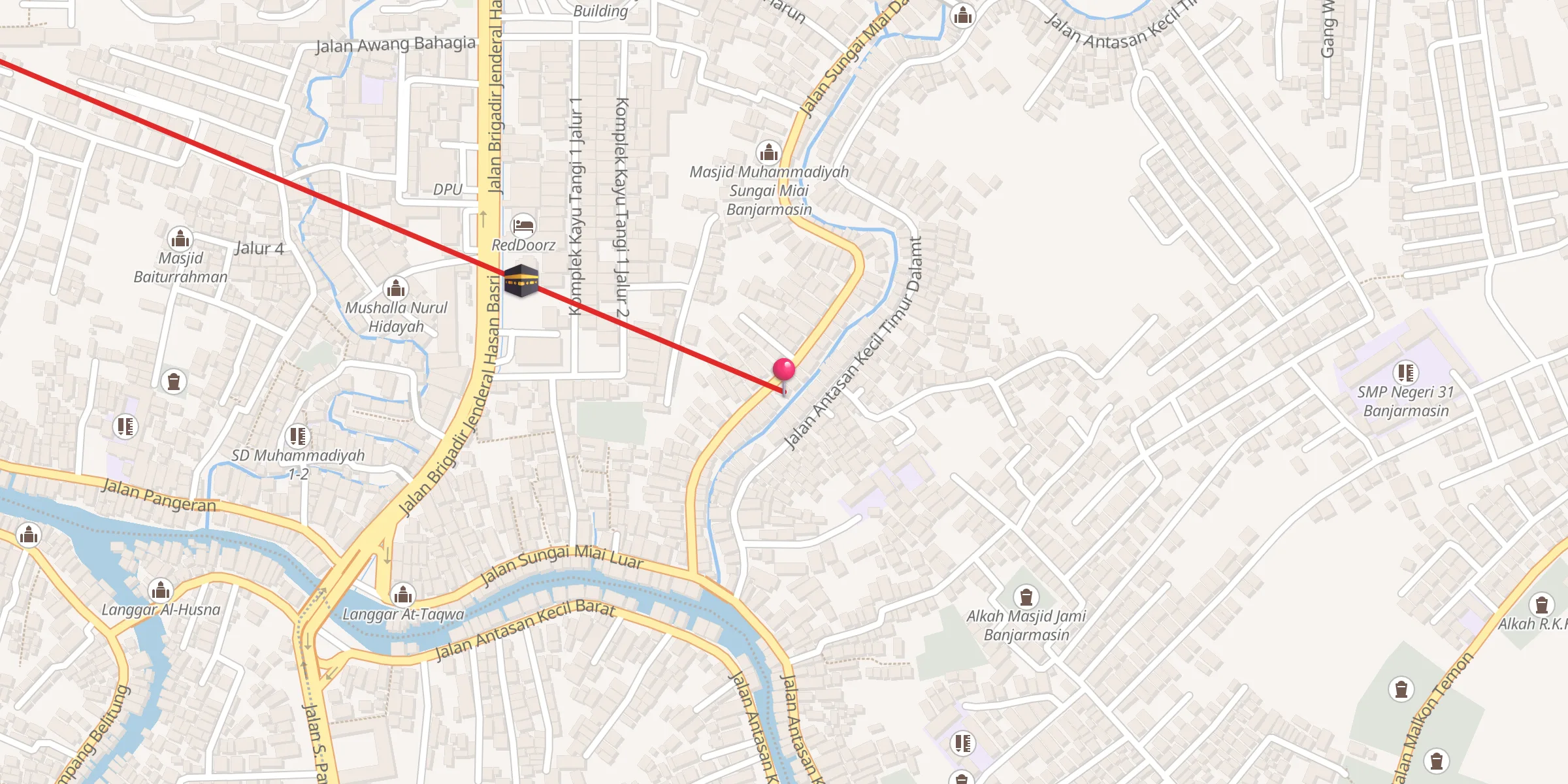 Carte de localisation : Darul Ibadah