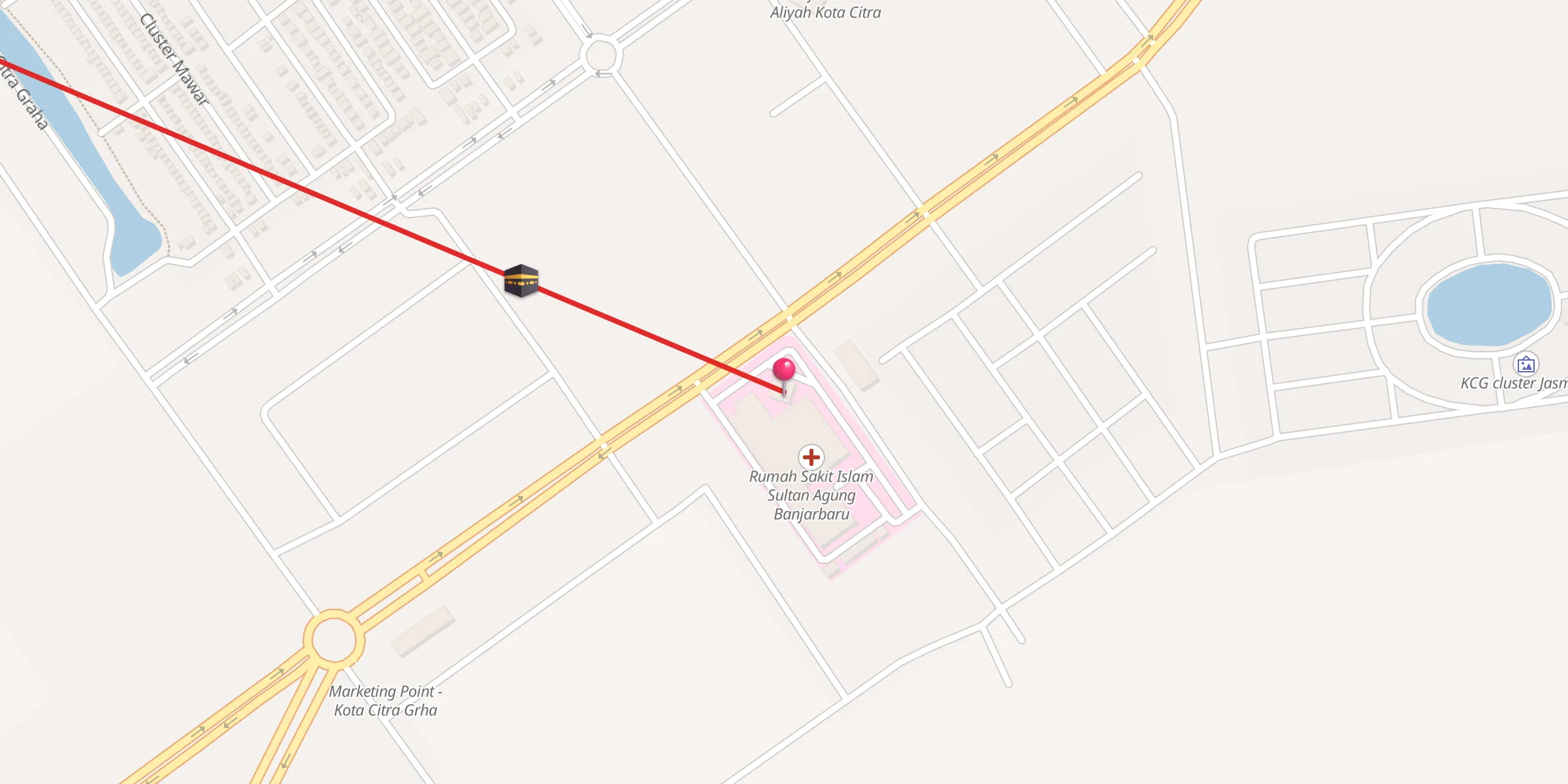 Carte de localisation : Masjid Muhammad Arsyad Al Banjari