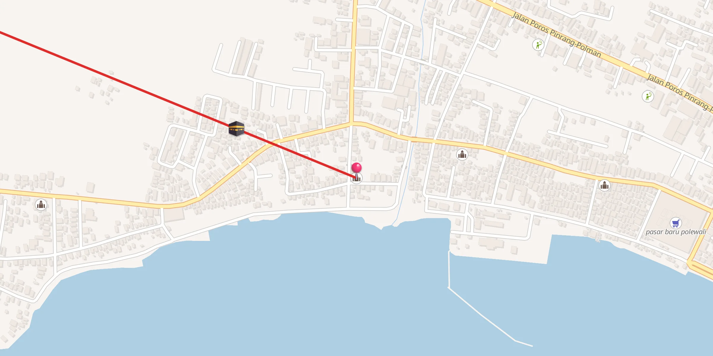 Carte de localisation : Mosquée