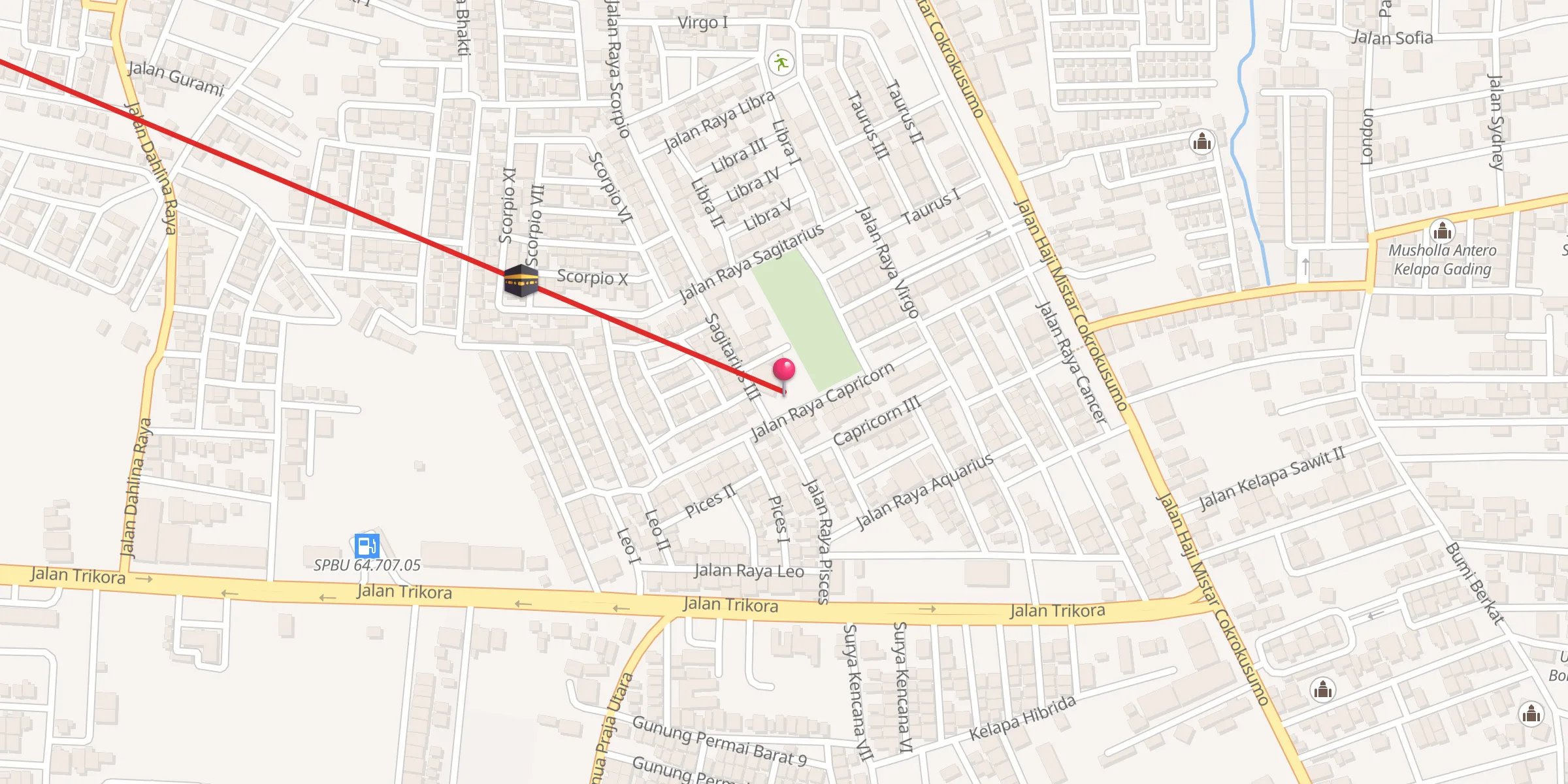 Carte de localisation : Masjid Al Ikhlas