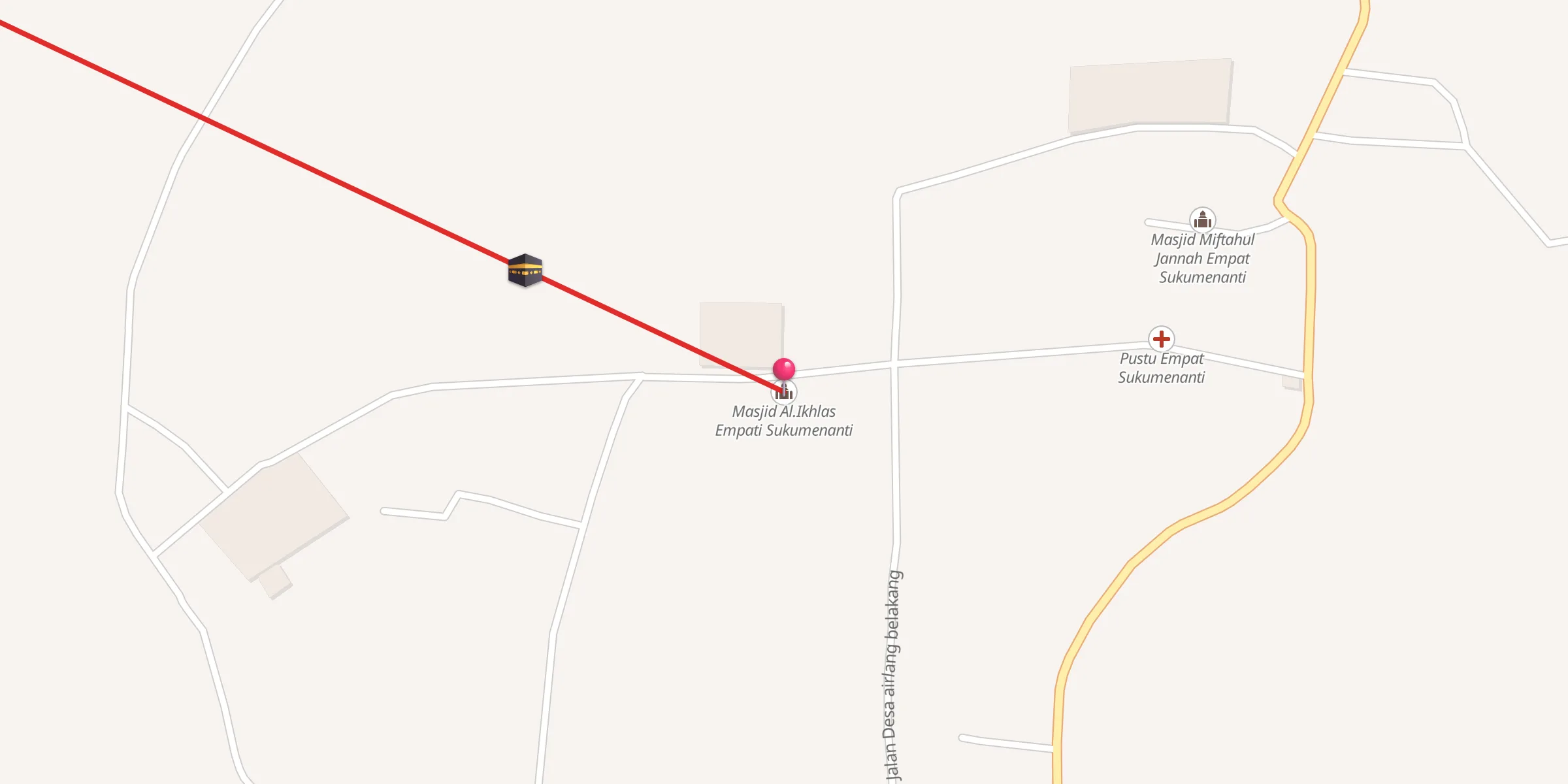 Carte de localisation : Masjid Al.Ikhlas Empati Sukumenanti