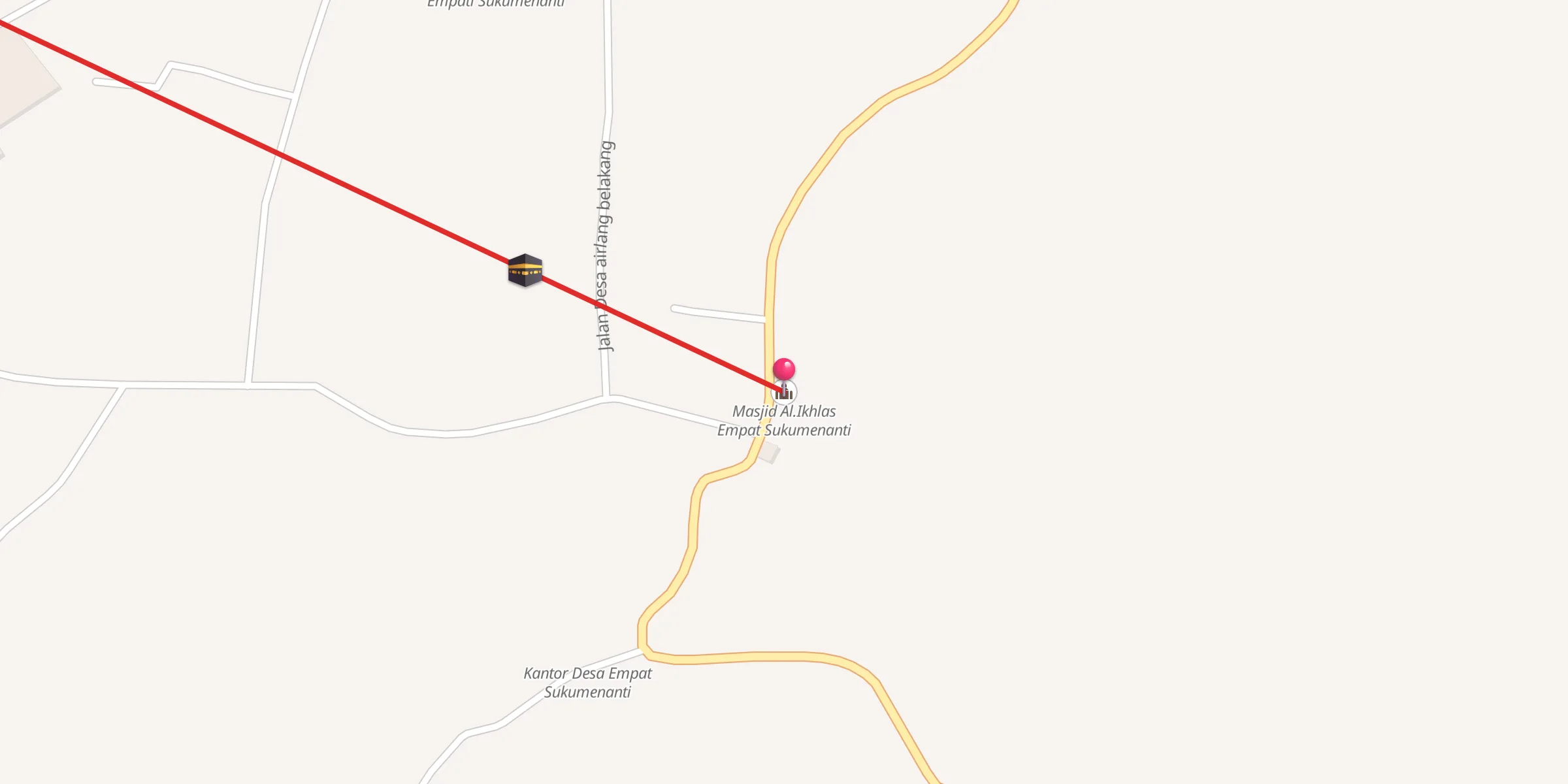 Carte de localisation : Masjid Al.Ikhlas Empat Sukumenanti