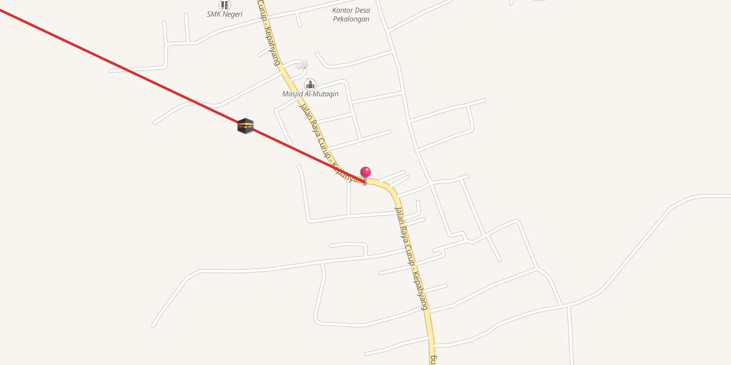 Carte de localisation : Masjid Al.Falah Punggukmeranti