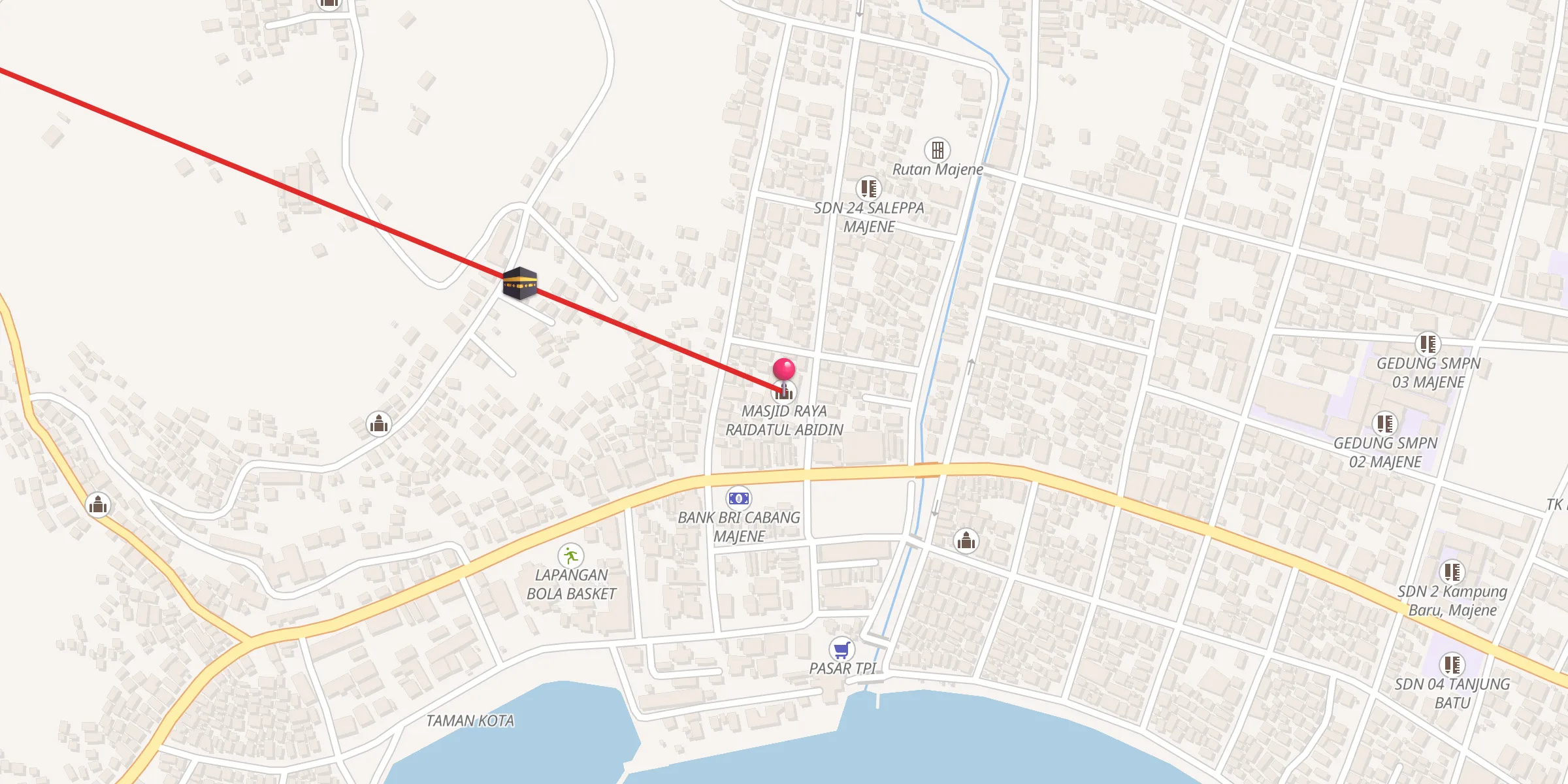 Carte de localisation : MASJID RAYA RAIDATUL ABIDIN
