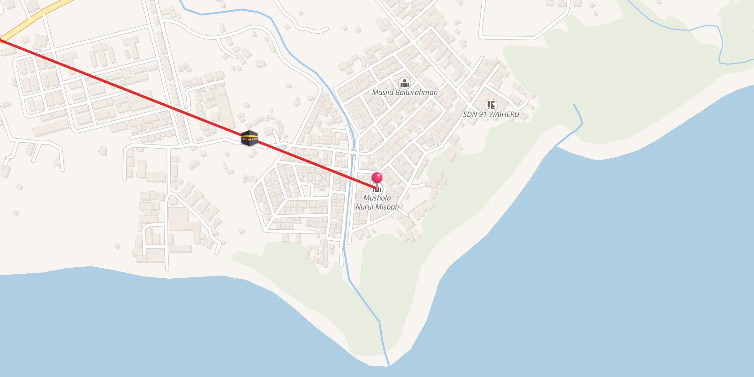 Carte de localisation : Mushola Nurul Misbah