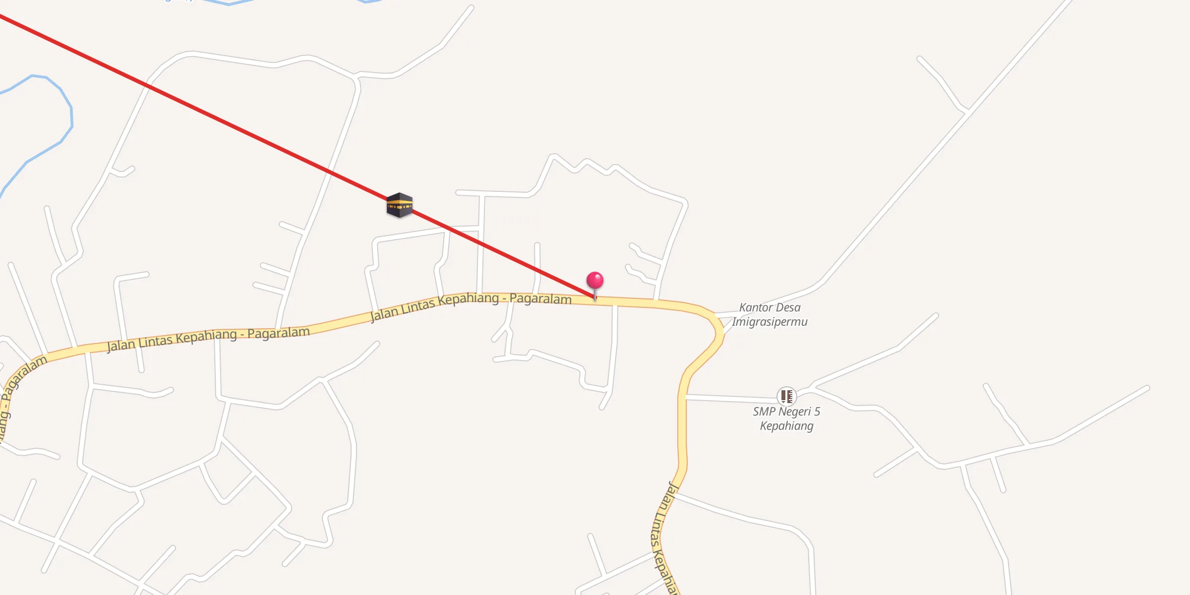 Carte de localisation : Masjid Al.Muhajirin Permu