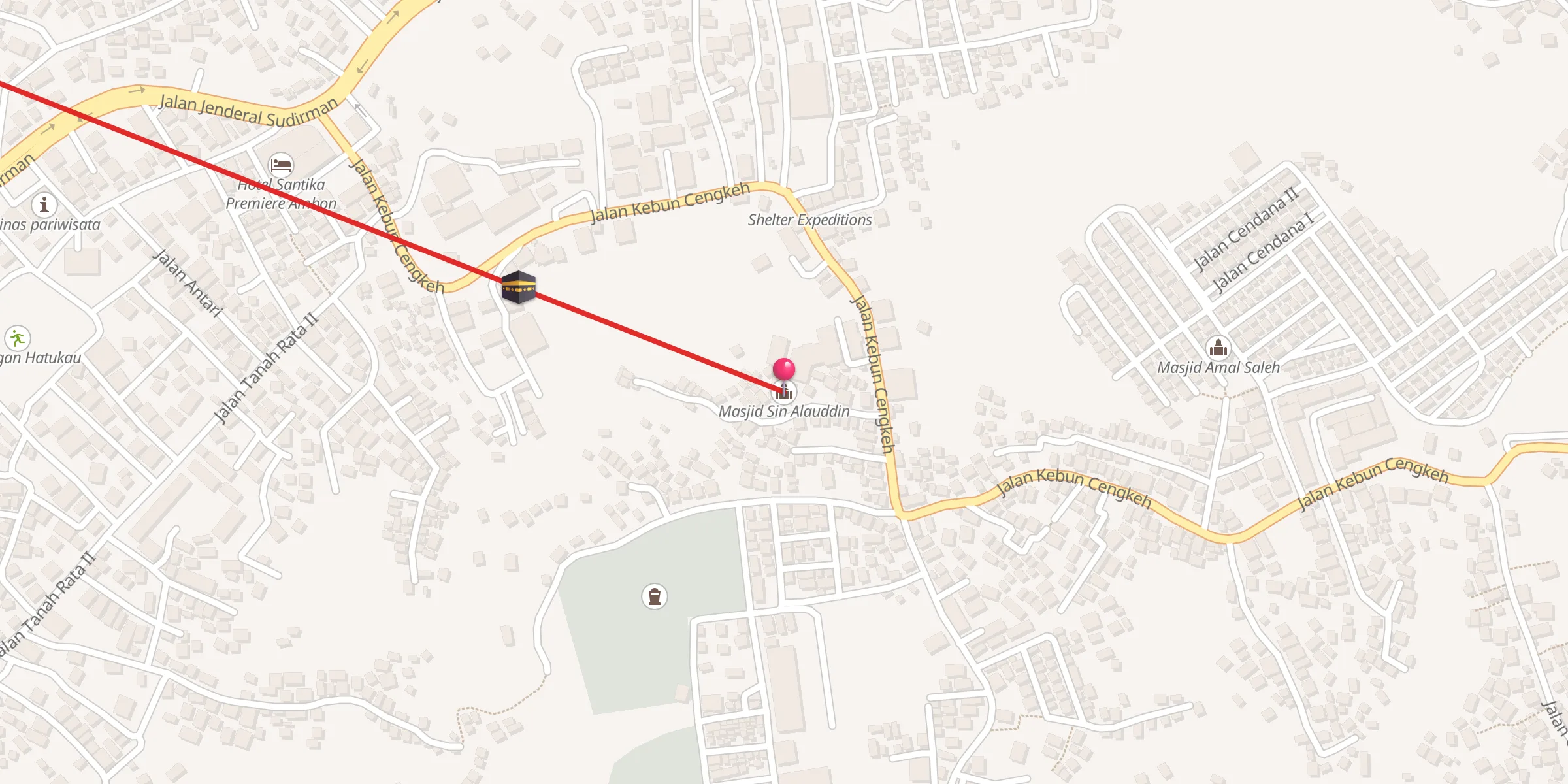Carte de localisation : Masjid Sin Alauddin