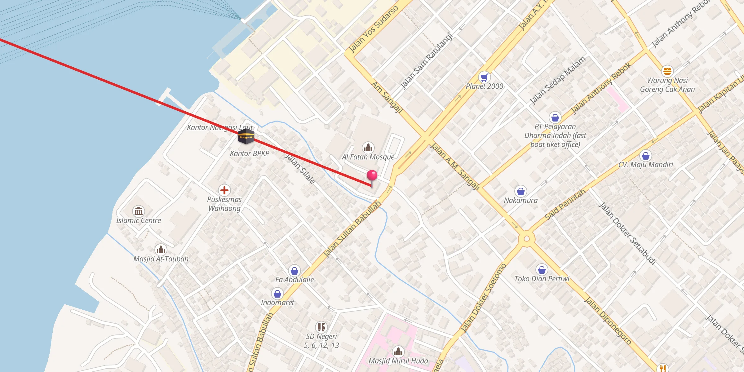 Carte de localisation : Masjid Jami