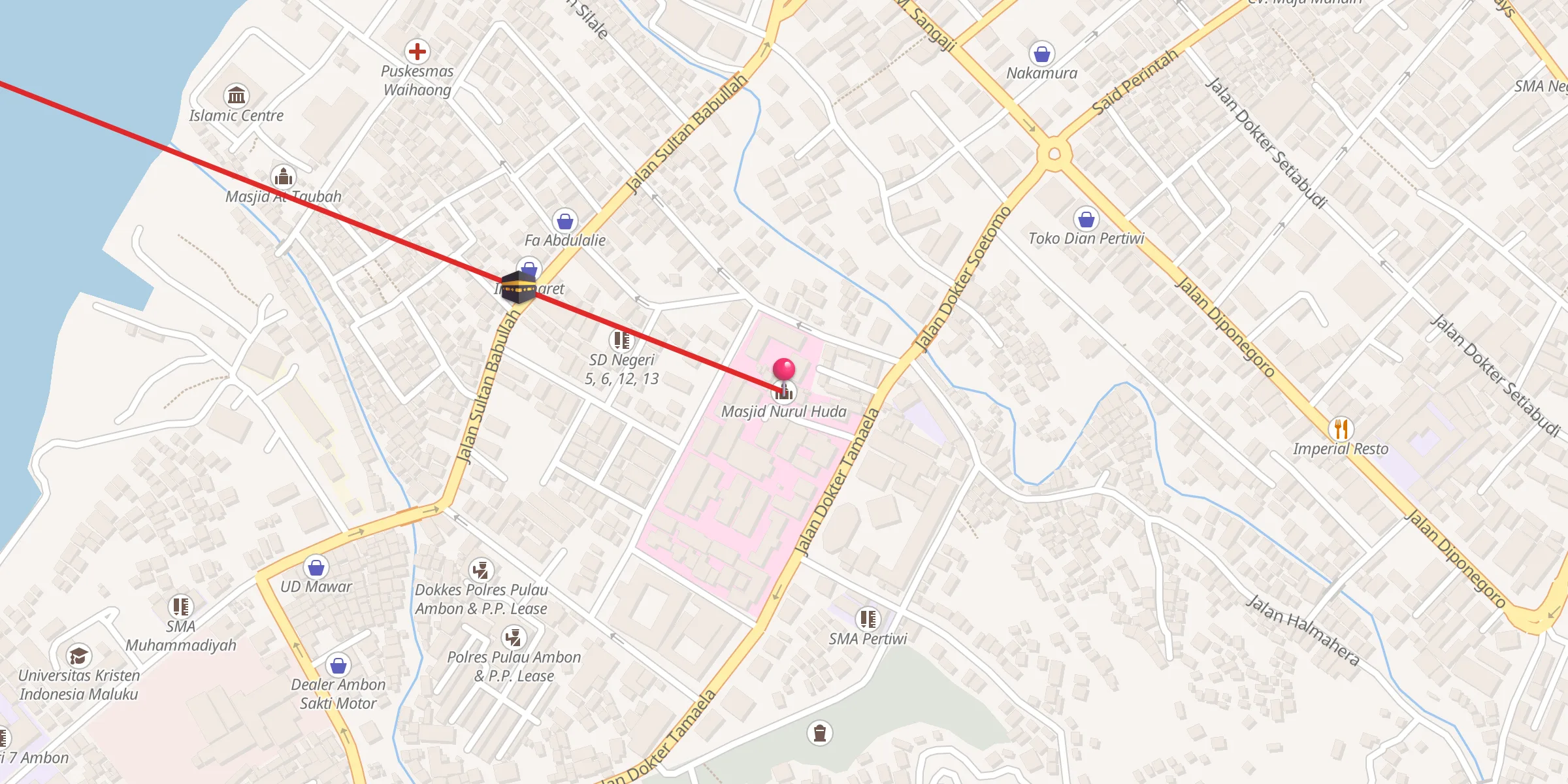 Carte de localisation : Masjid Nurul Huda