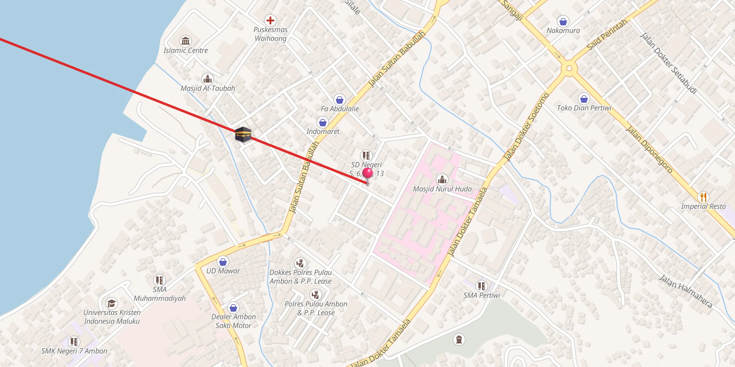 Carte de localisation : Masjid Nurul Mujahidin