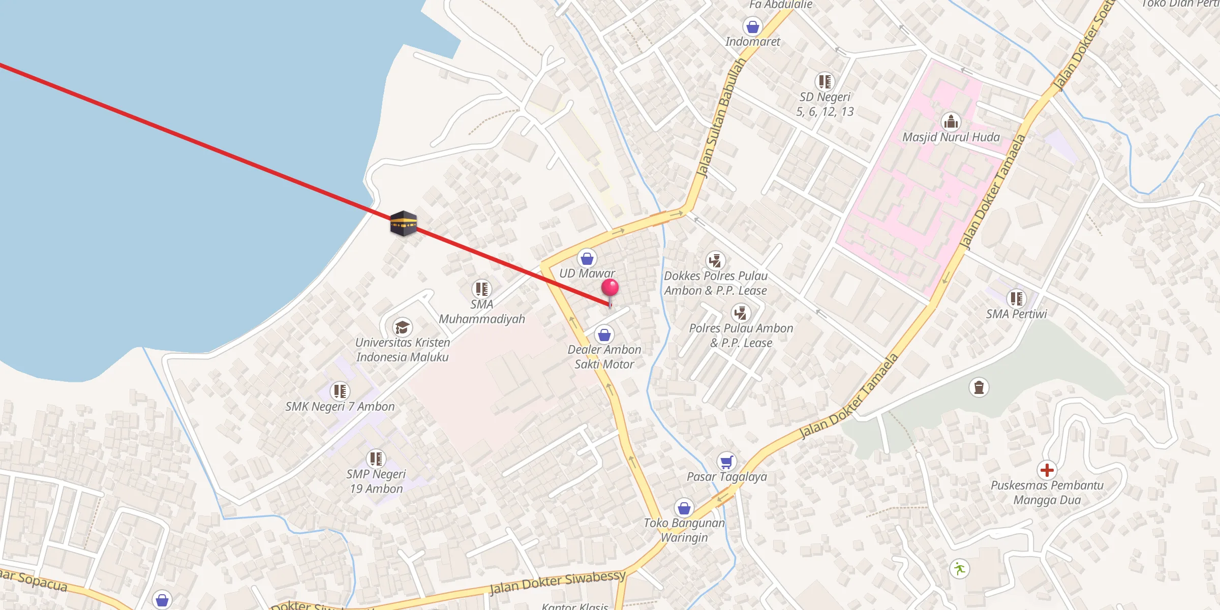 Carte de localisation : Masjid Al Istiqamah