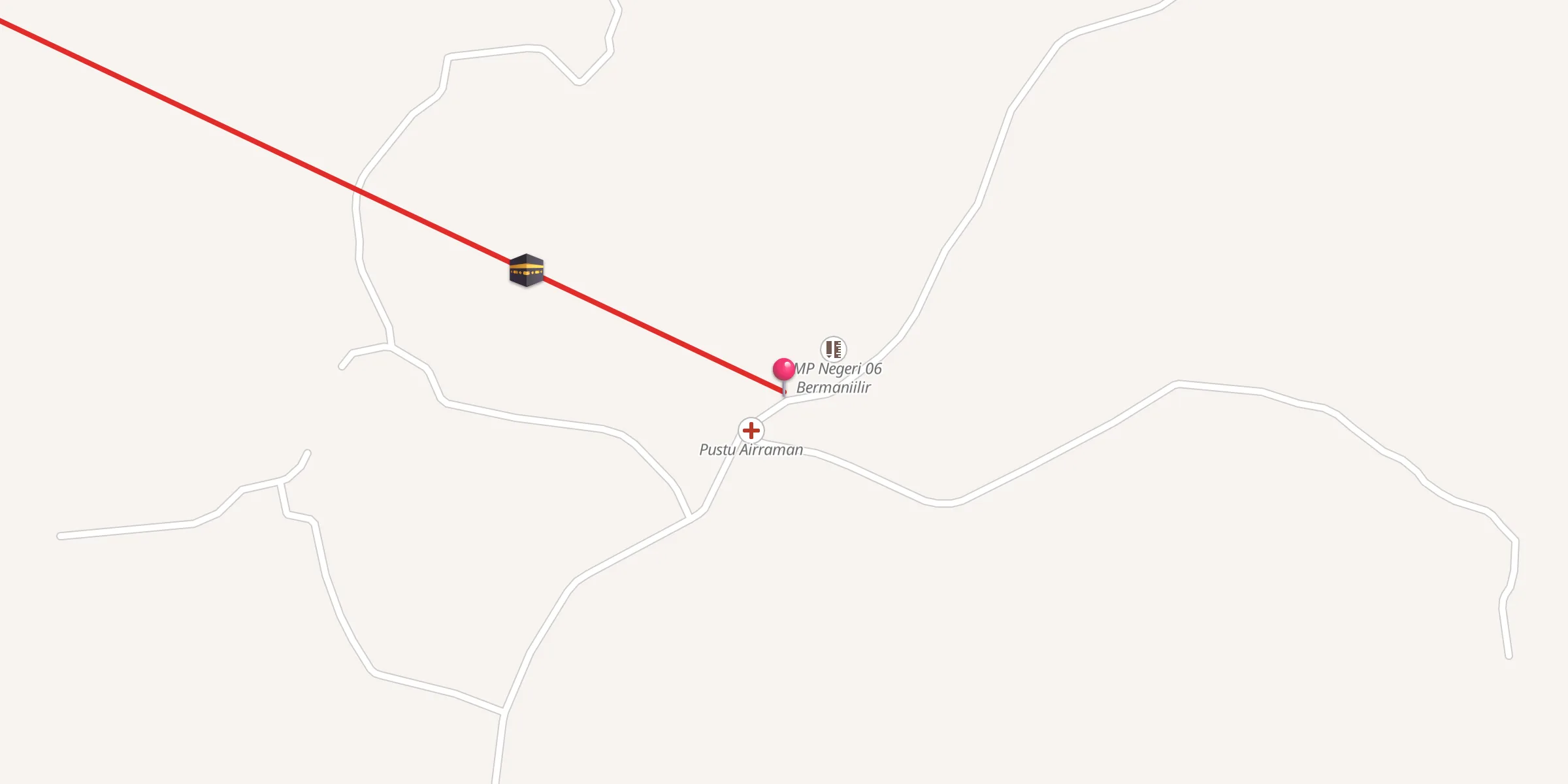 Carte de localisation : Masjid Al.Muhajirin Airran