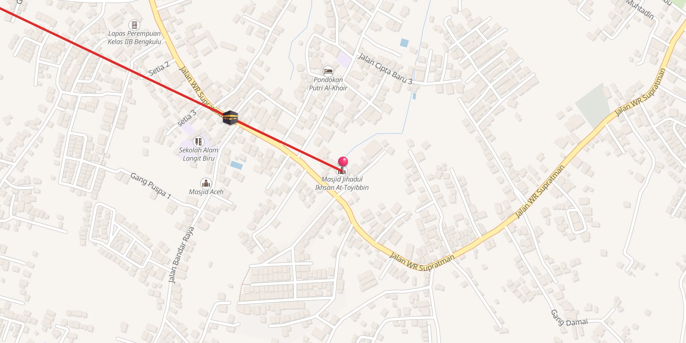 Carte de localisation : Masjid Jihadul Ikhsan At-Toyibbin