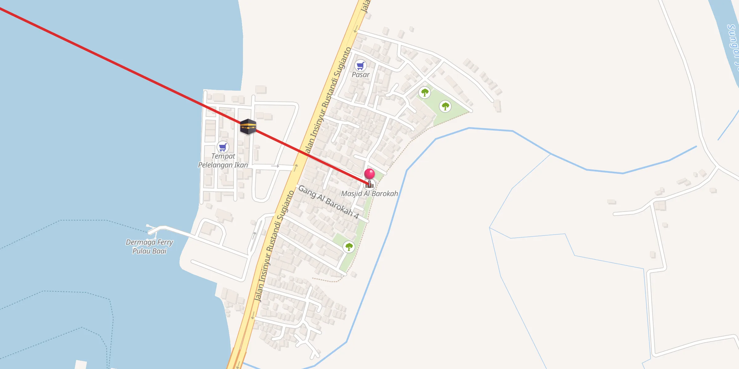 Carte de localisation : Masjid Al Barokah