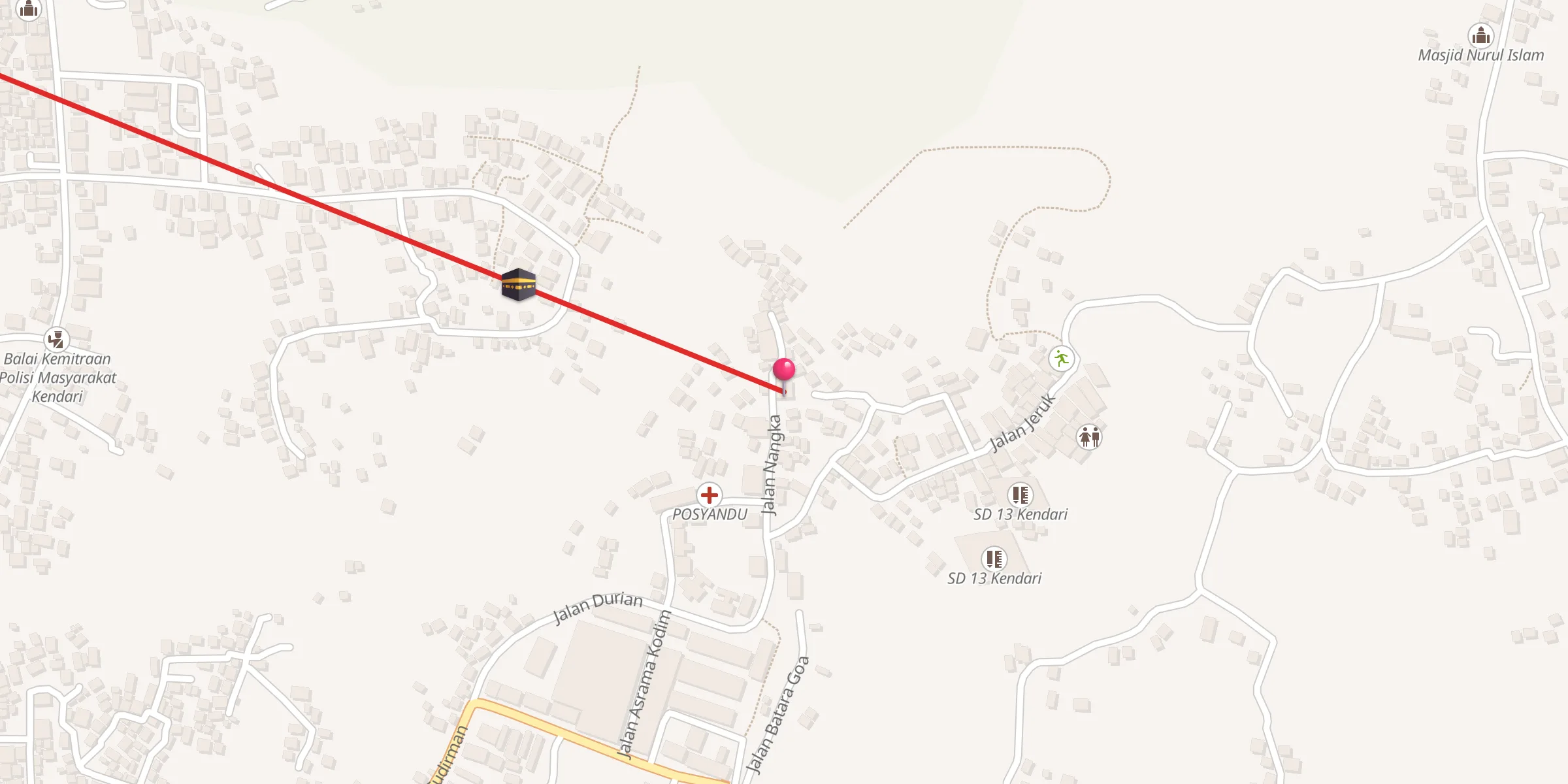 Carte de localisation : MESJID NURUL HIKMAH