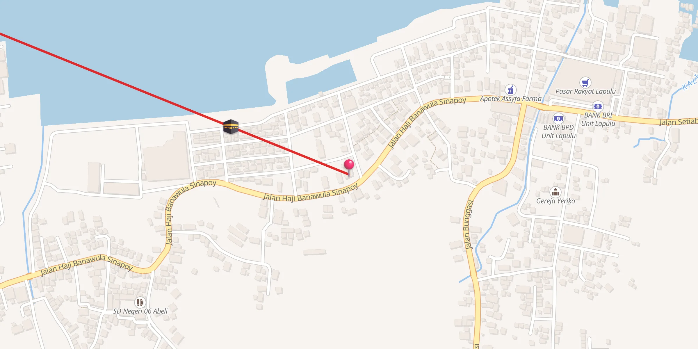 Carte de localisation : Masji Al Miqad