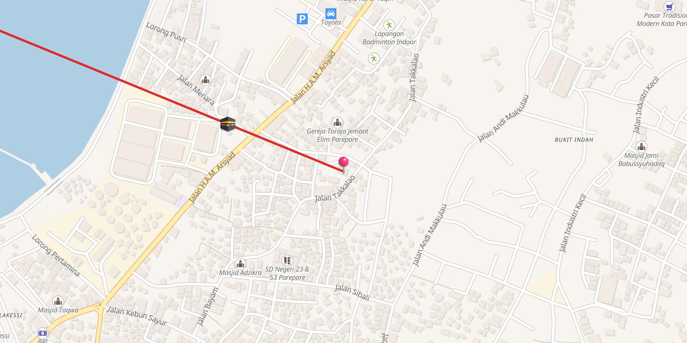 Carte de localisation : Masjid Al Irsyad Al Islamiyyah