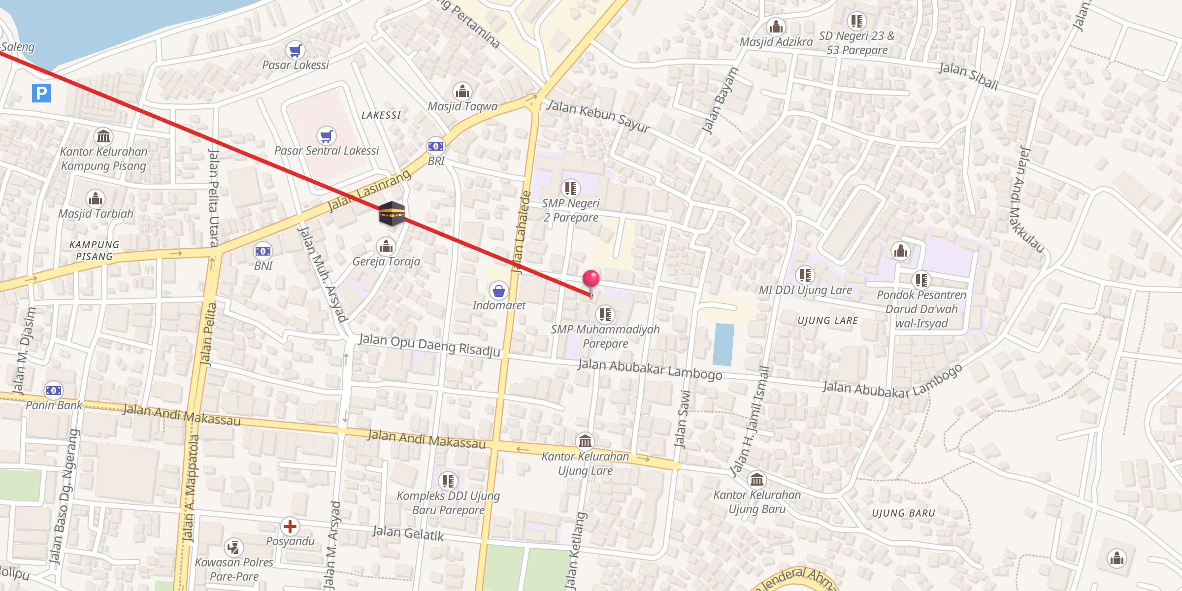 Carte de localisation : Masjid Al Istiqomah