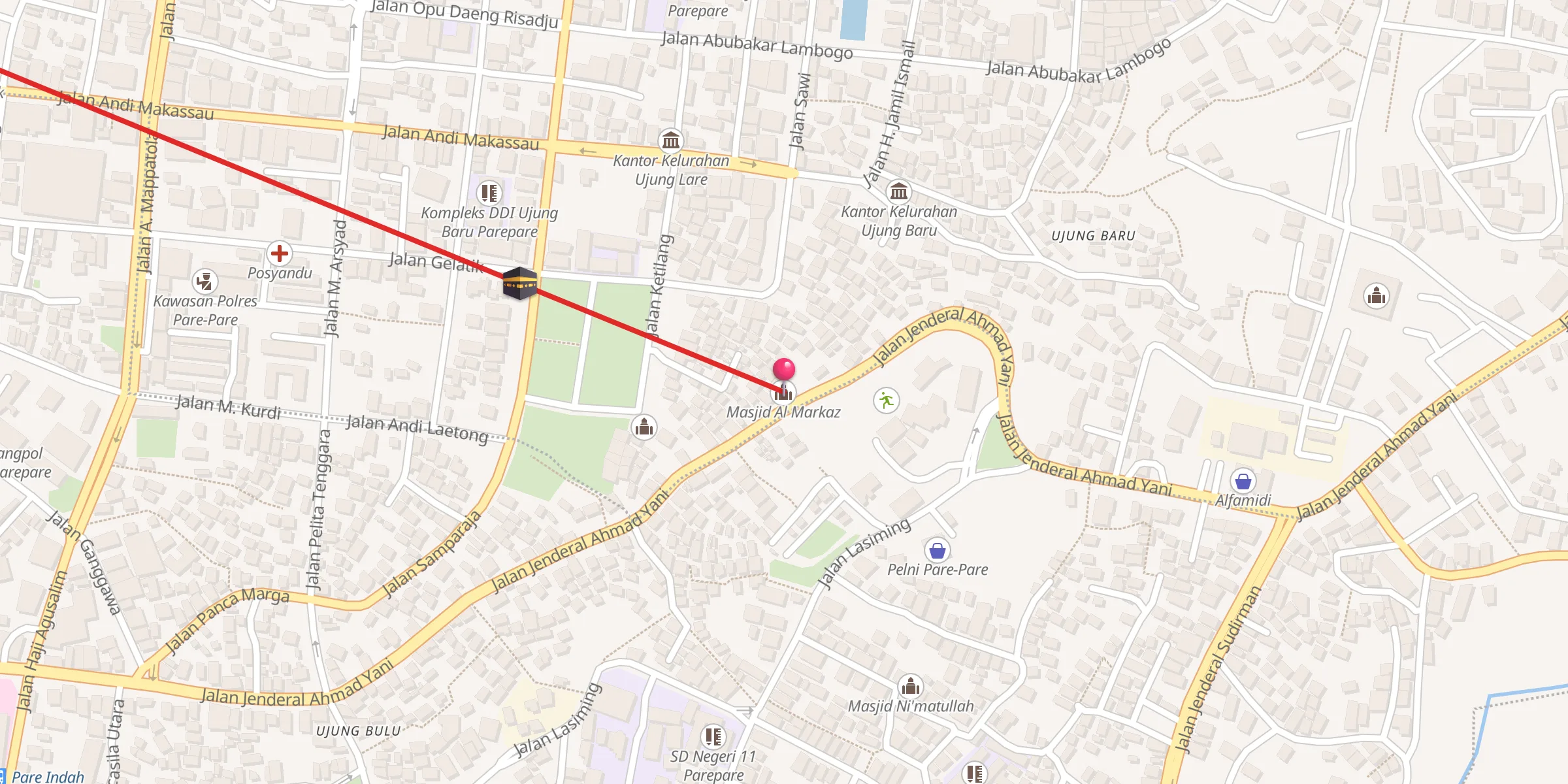 Carte de localisation : Masjid Al Markaz