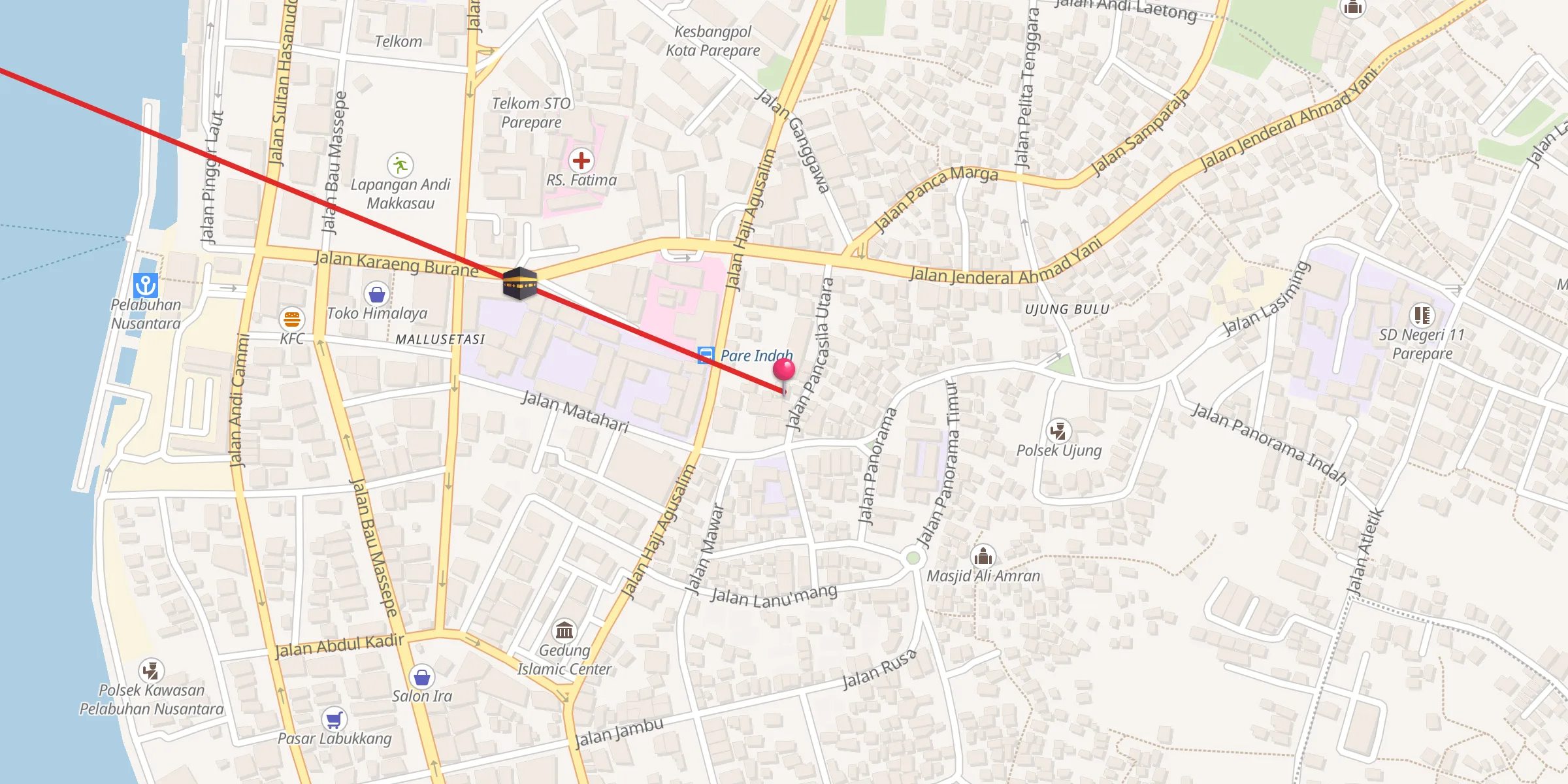 Carte de localisation : Masjid Al Qadar