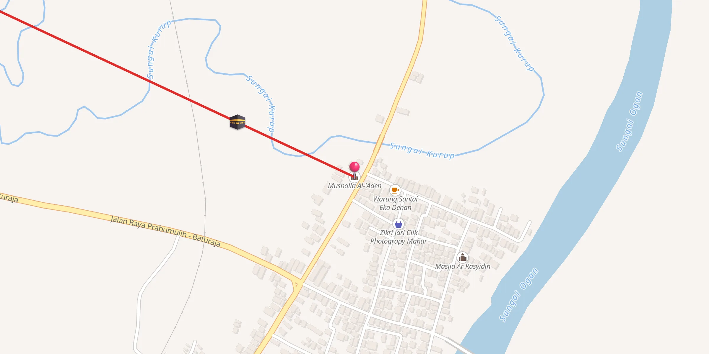 Carte de localisation : Musholla Al-'Aden