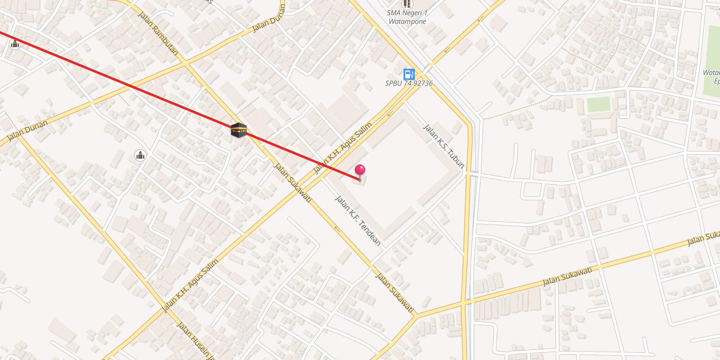 Carte de localisation : Nurut Tijanah