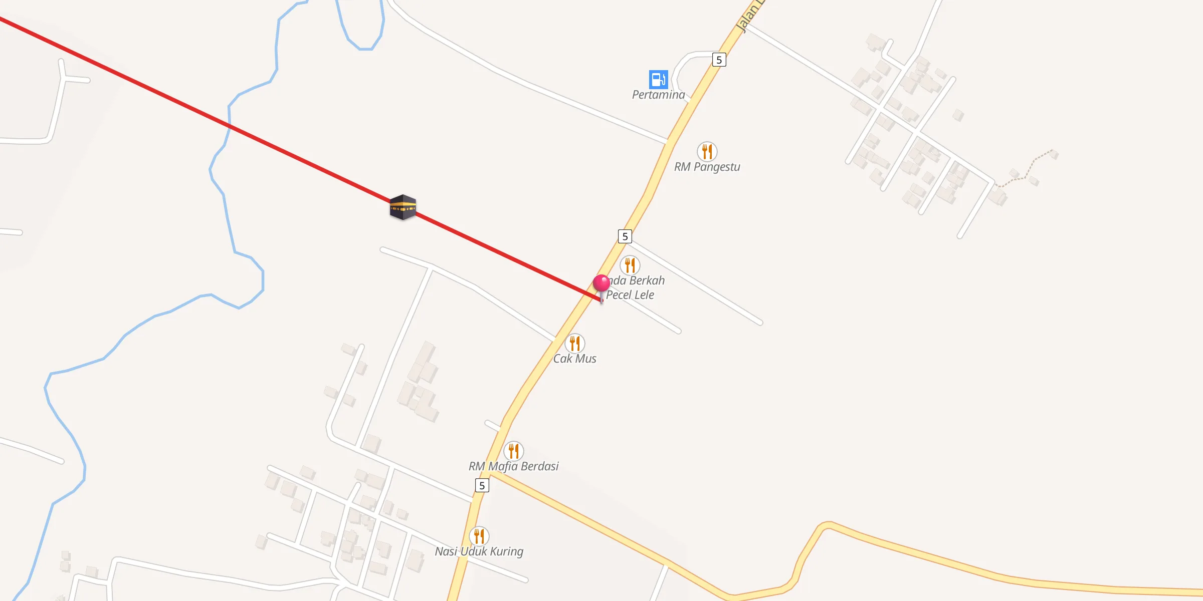 Carte de localisation : Masjid Baitul Jannah